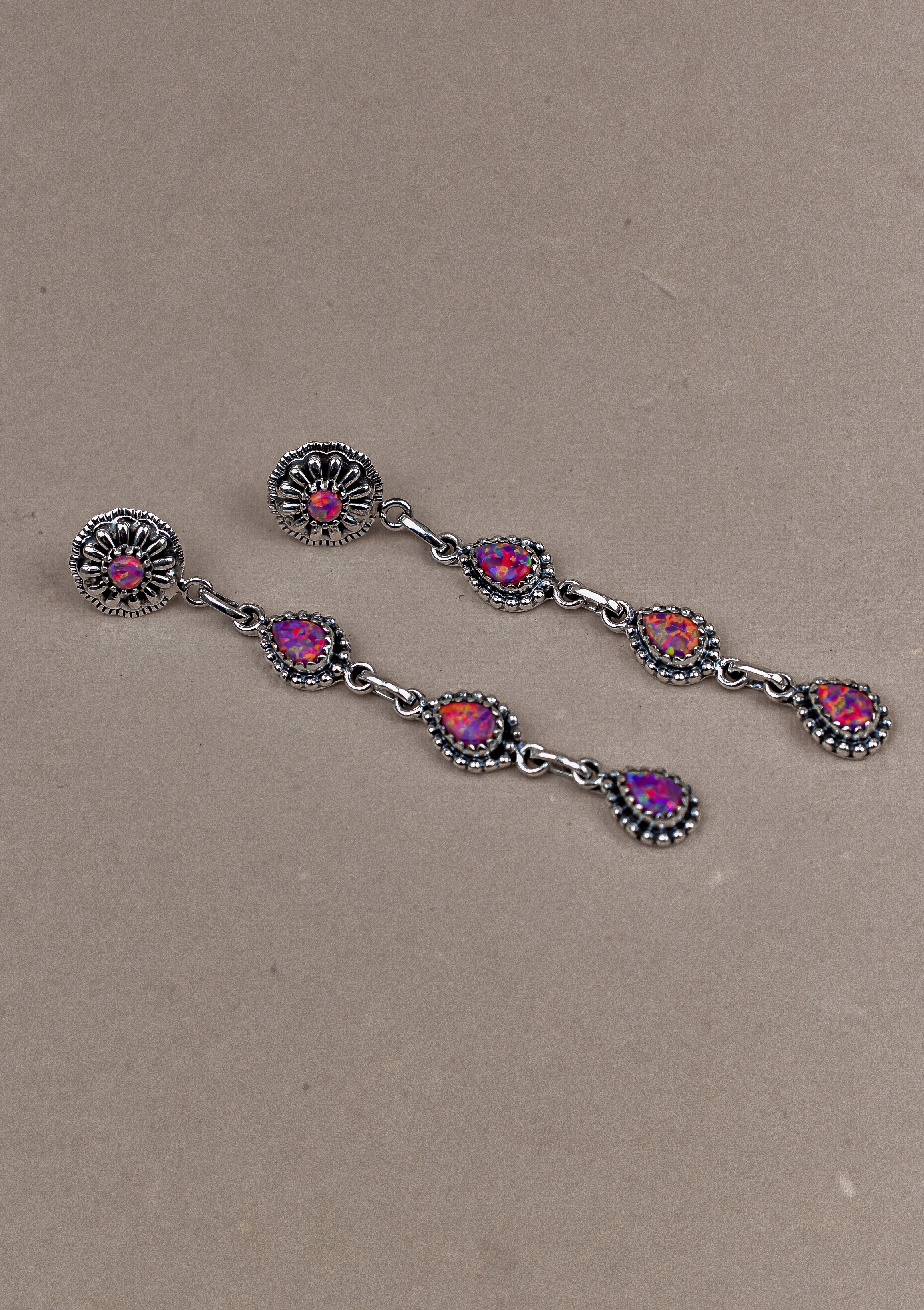 Sterling Silver Tear Drop Earrings-Drop Earrings-Krush Kandy, Women's Online Fashion Boutique Located in Phoenix, Arizona (Scottsdale Area)