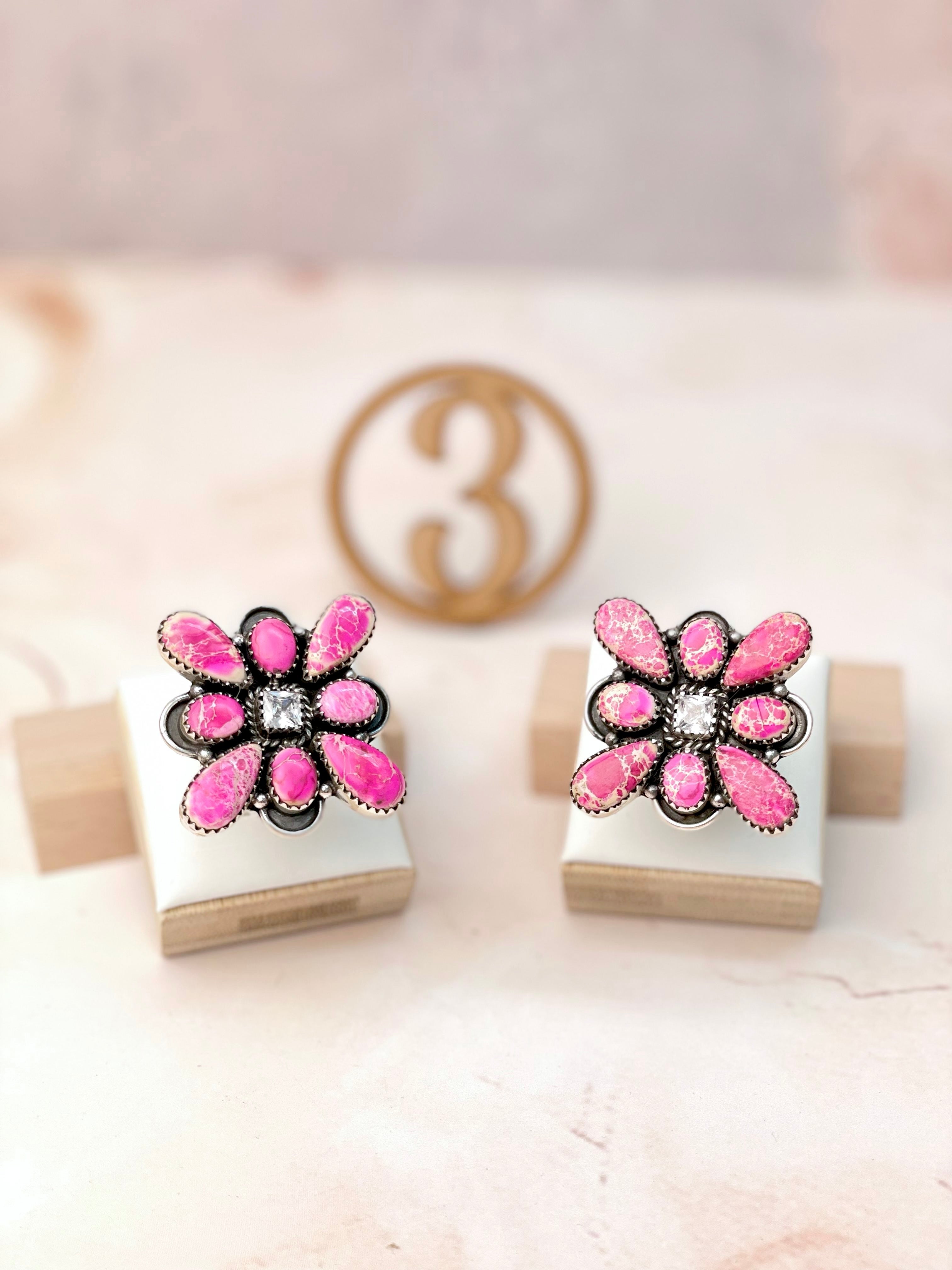 Desert Jasper Multi Cluster Rings-Rings-Krush Kandy, Women's Online Fashion Boutique Located in Phoenix, Arizona (Scottsdale Area)