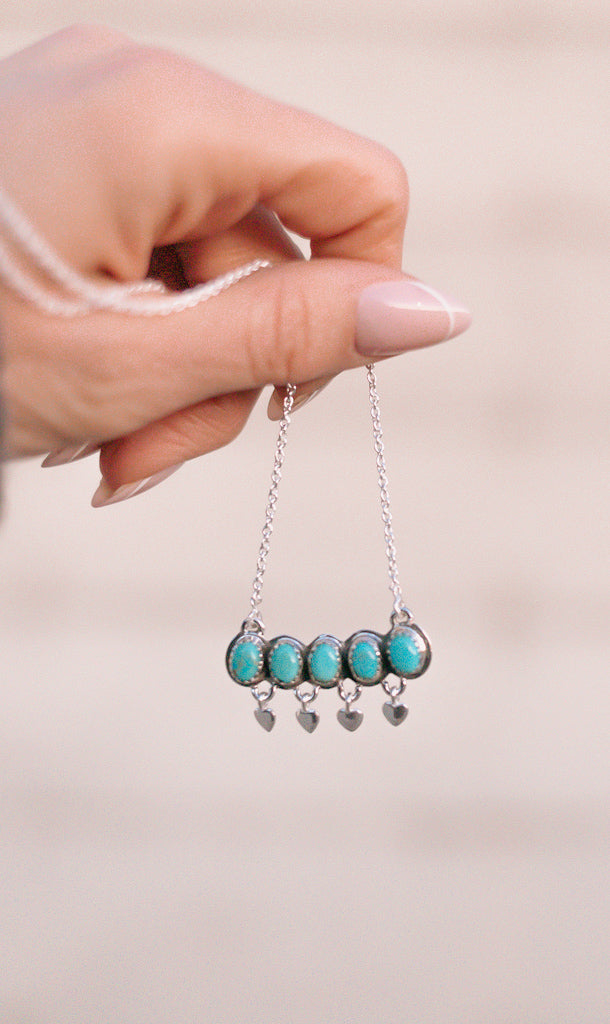 Heart's Desire Stone Necklace-Chain Necklaces-Krush Kandy, Women's Online Fashion Boutique Located in Phoenix, Arizona (Scottsdale Area)