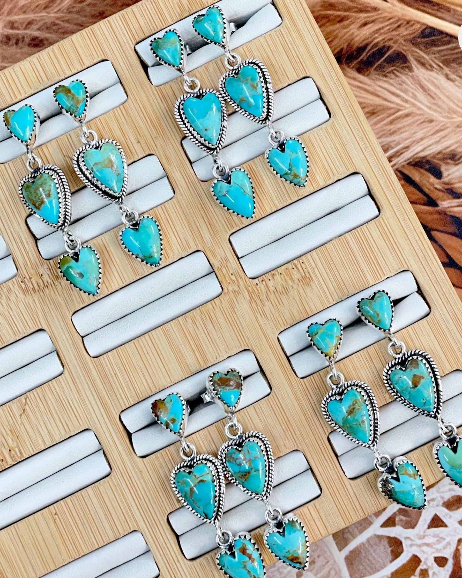 Desert Sweetheart Stone Drop Earrings-Stud Earrings-Krush Kandy, Women's Online Fashion Boutique Located in Phoenix, Arizona (Scottsdale Area)