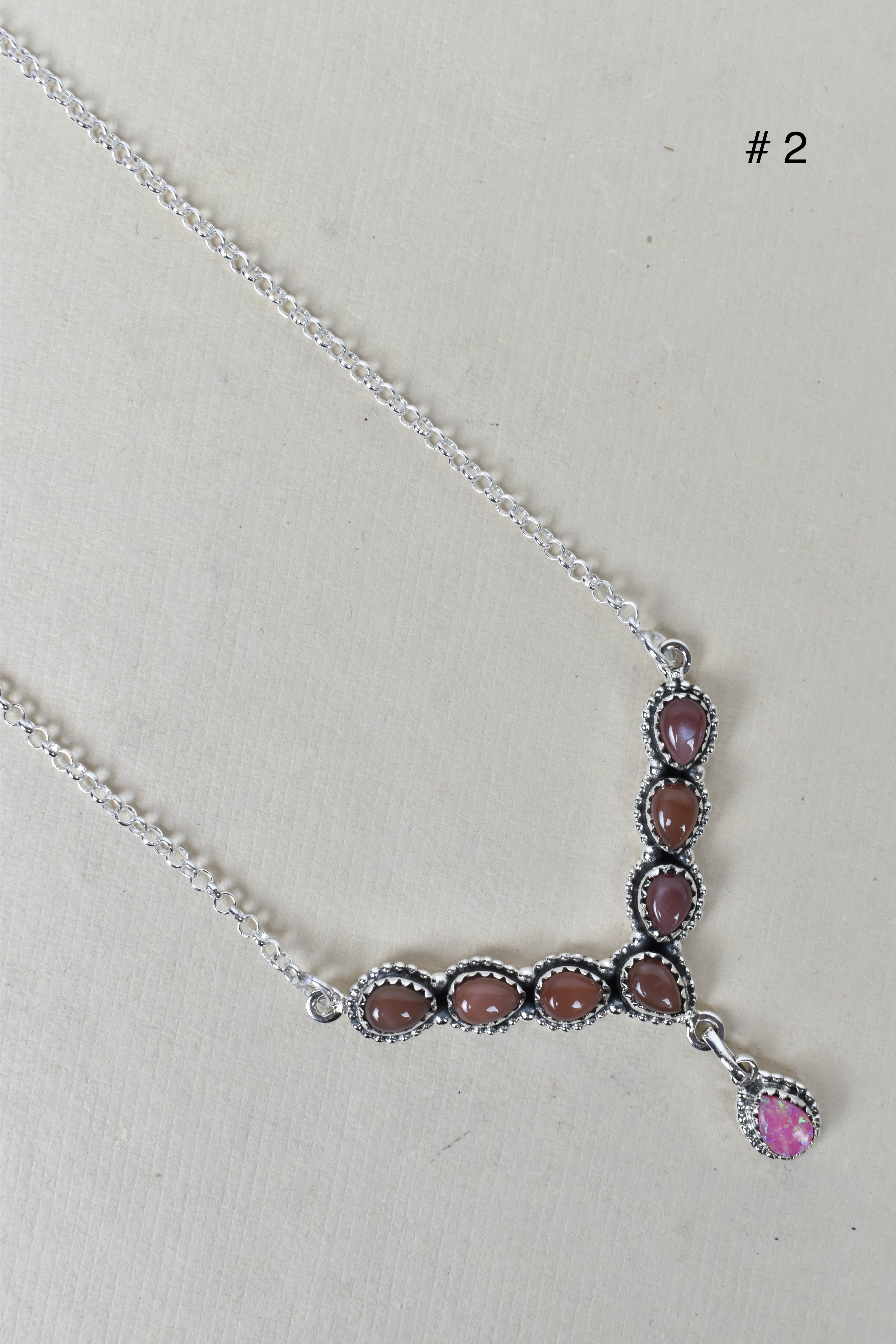 Y Knot Sterling Silver Necklace-Lariat and Y Necklaces-Krush Kandy, Women's Online Fashion Boutique Located in Phoenix, Arizona (Scottsdale Area)