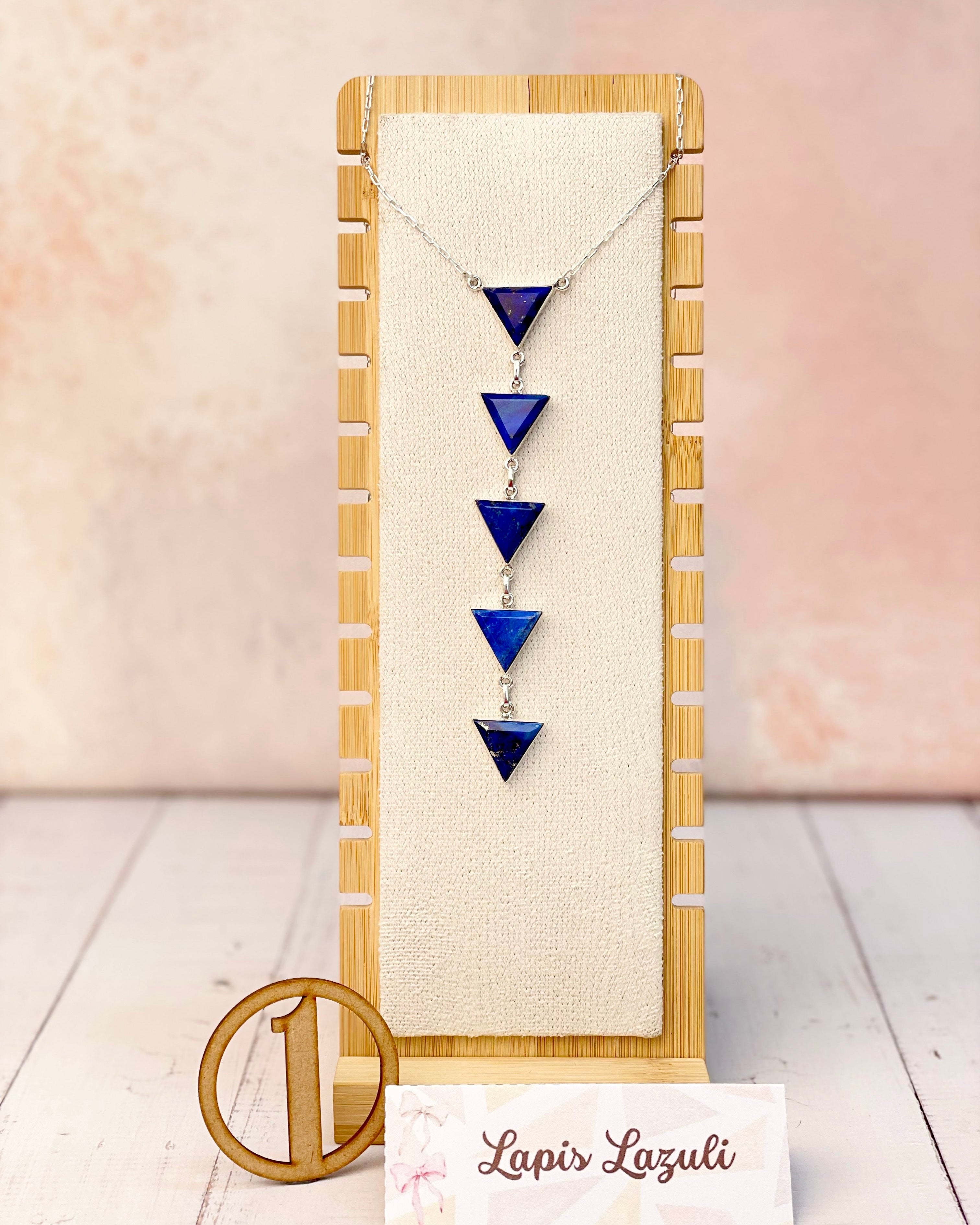 Trinity's Triad Stone Drop Necklace-Necklaces-Krush Kandy, Women's Online Fashion Boutique Located in Phoenix, Arizona (Scottsdale Area)