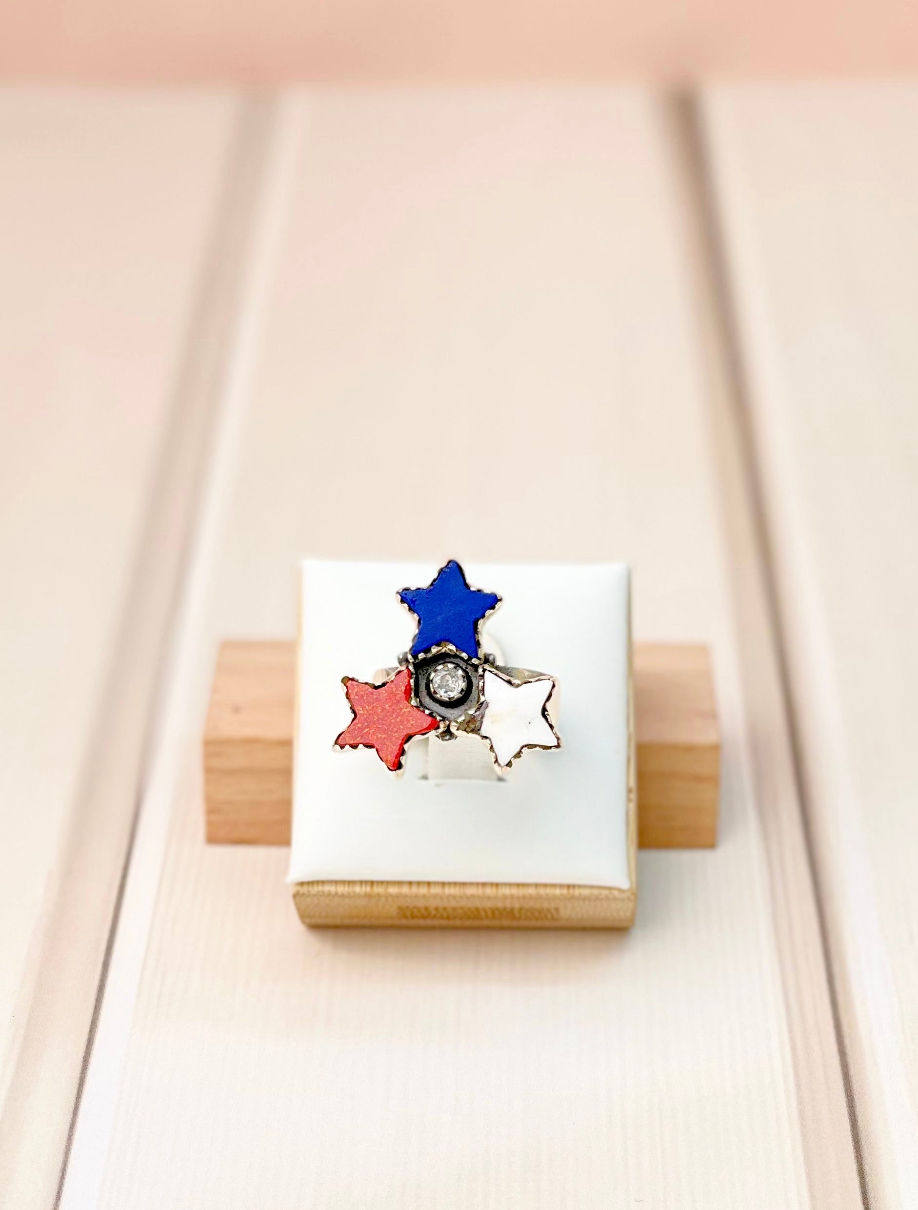 Freedom Stars Signet Rings-Rings-Krush Kandy, Women's Online Fashion Boutique Located in Phoenix, Arizona (Scottsdale Area)