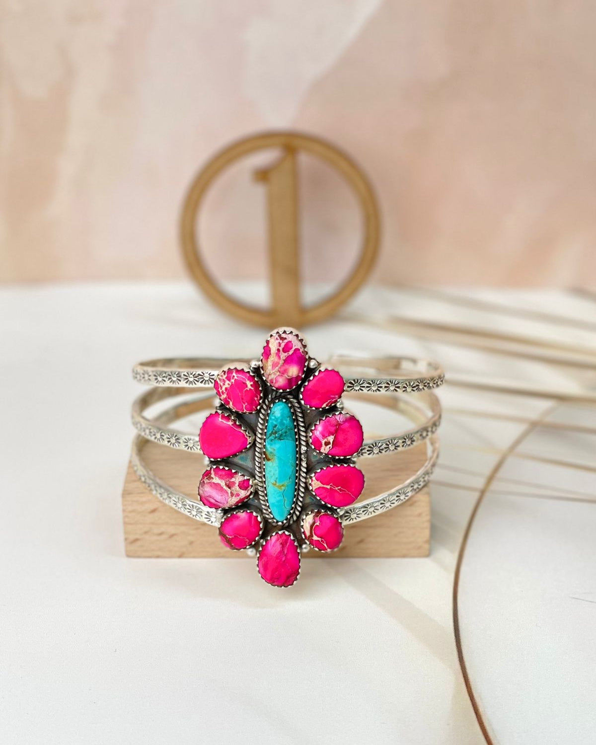 Sterling Stamped Cluster Cuffs-Bracelets-Krush Kandy, Women's Online Fashion Boutique Located in Phoenix, Arizona (Scottsdale Area)