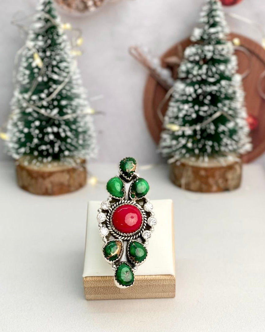 Krush Kandy Holiday Cluster Ring-Rings-Krush Kandy, Women's Online Fashion Boutique Located in Phoenix, Arizona (Scottsdale Area)