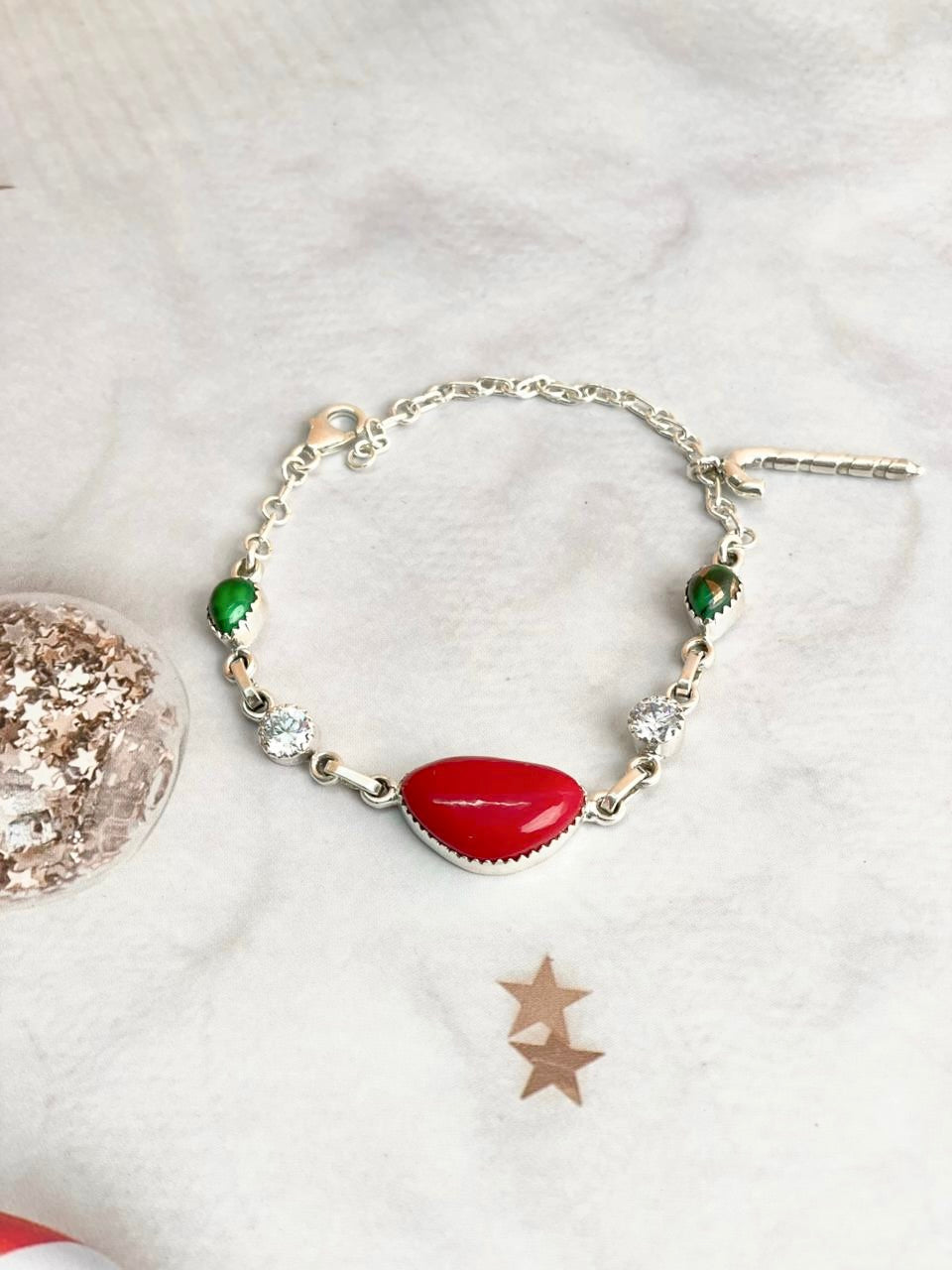 Christmas in Kandyland Candy Charm Bracelet-Bracelets-Krush Kandy, Women's Online Fashion Boutique Located in Phoenix, Arizona (Scottsdale Area)
