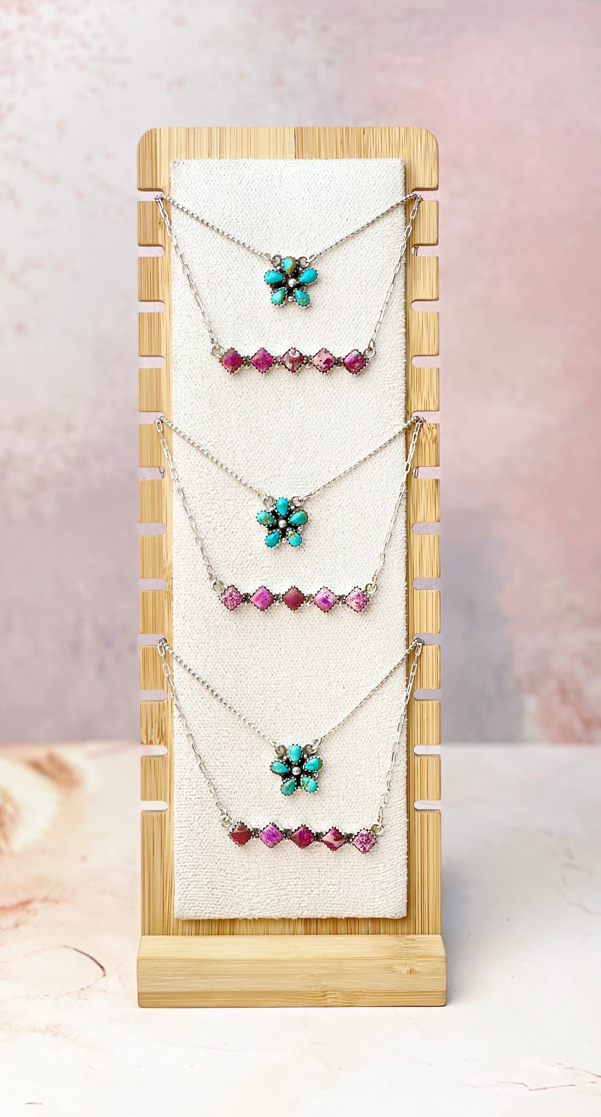 Sunlit Bloom and Bar Layered Necklace-Necklaces-Krush Kandy, Women's Online Fashion Boutique Located in Phoenix, Arizona (Scottsdale Area)
