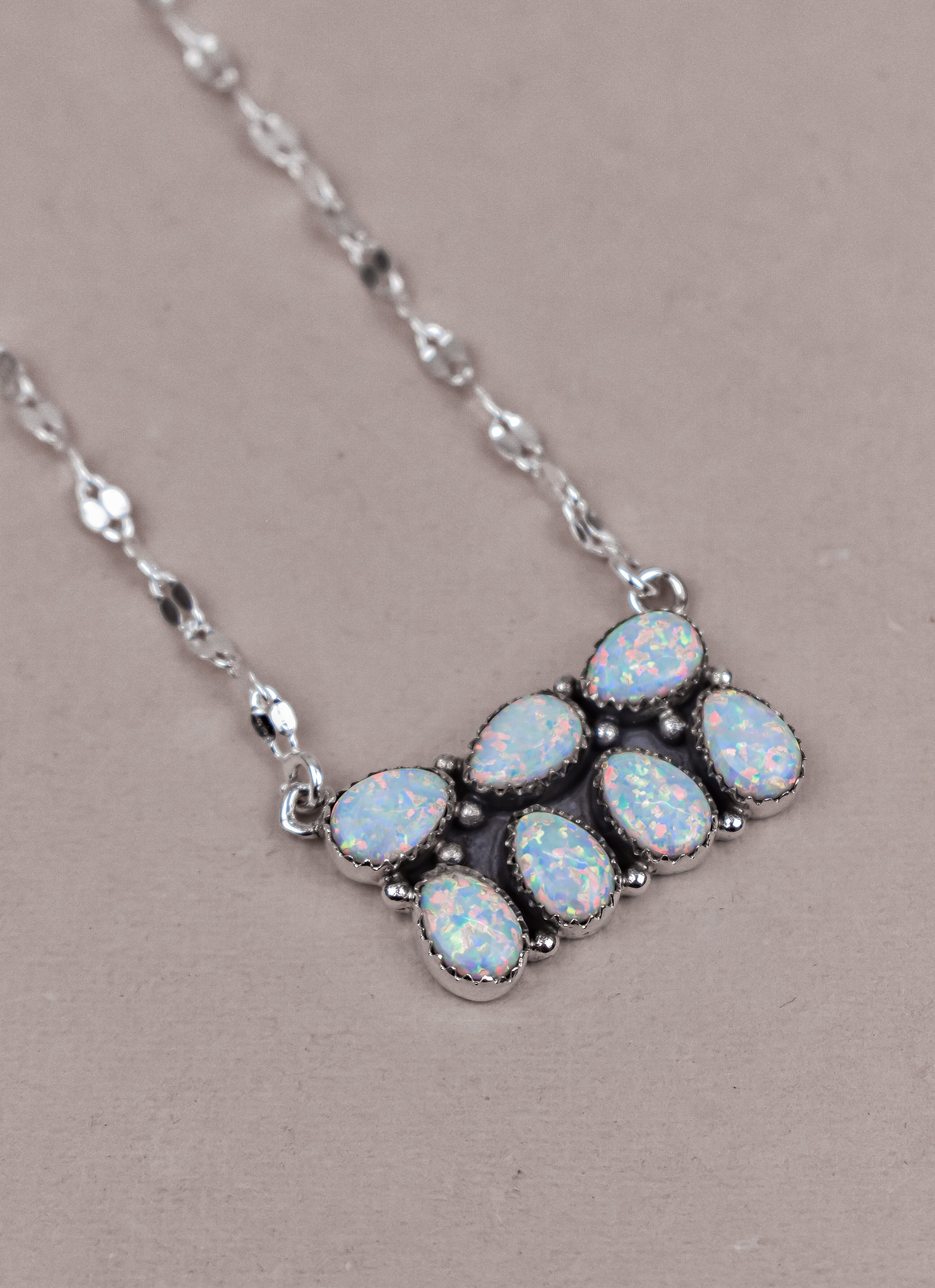 Starry Horizon Gemstone Bar Necklace-Bar Necklaces-Krush Kandy, Women's Online Fashion Boutique Located in Phoenix, Arizona (Scottsdale Area)