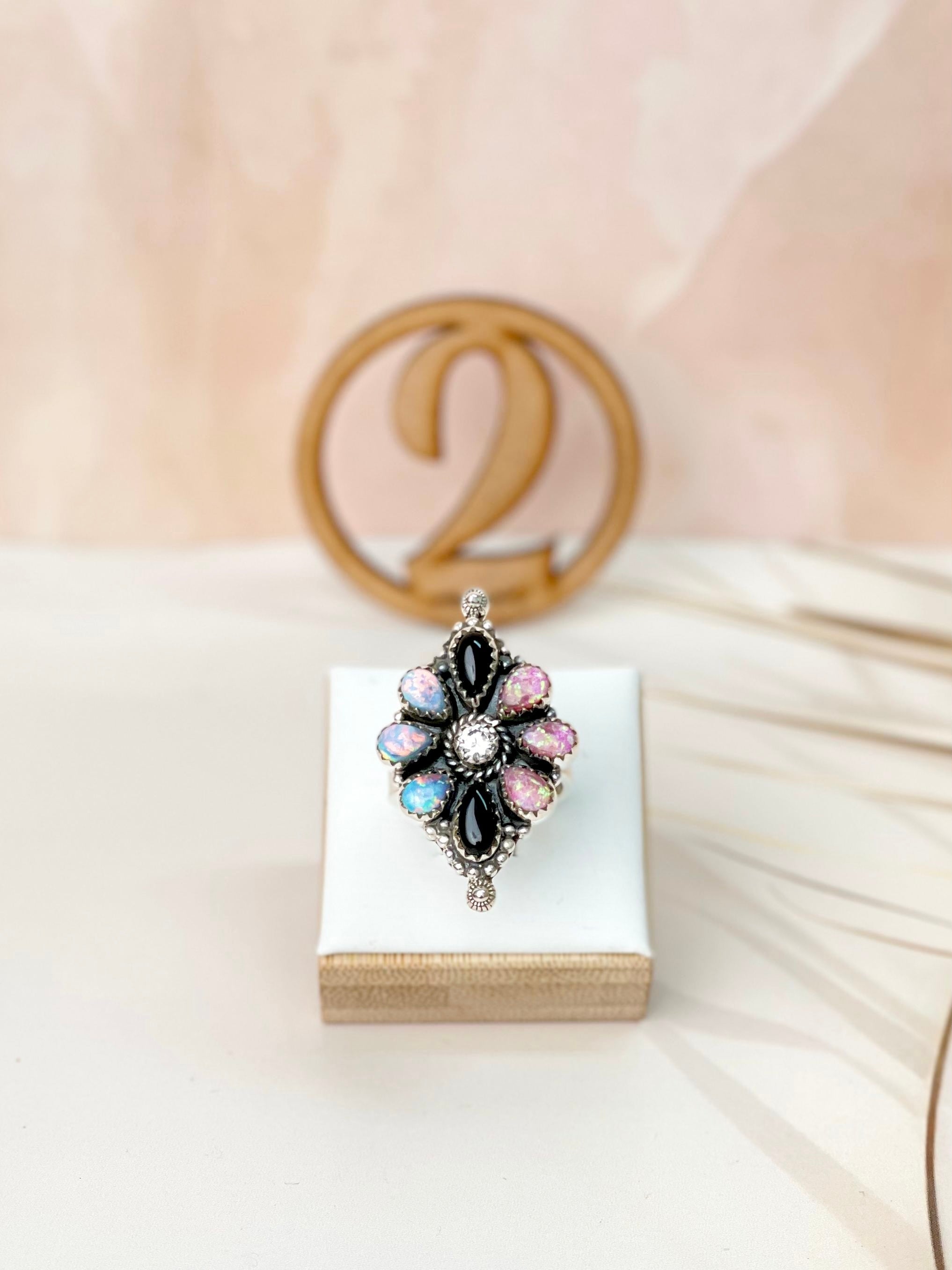 Kandy Opal Rings Bno. 2-Rings-Krush Kandy, Women's Online Fashion Boutique Located in Phoenix, Arizona (Scottsdale Area)