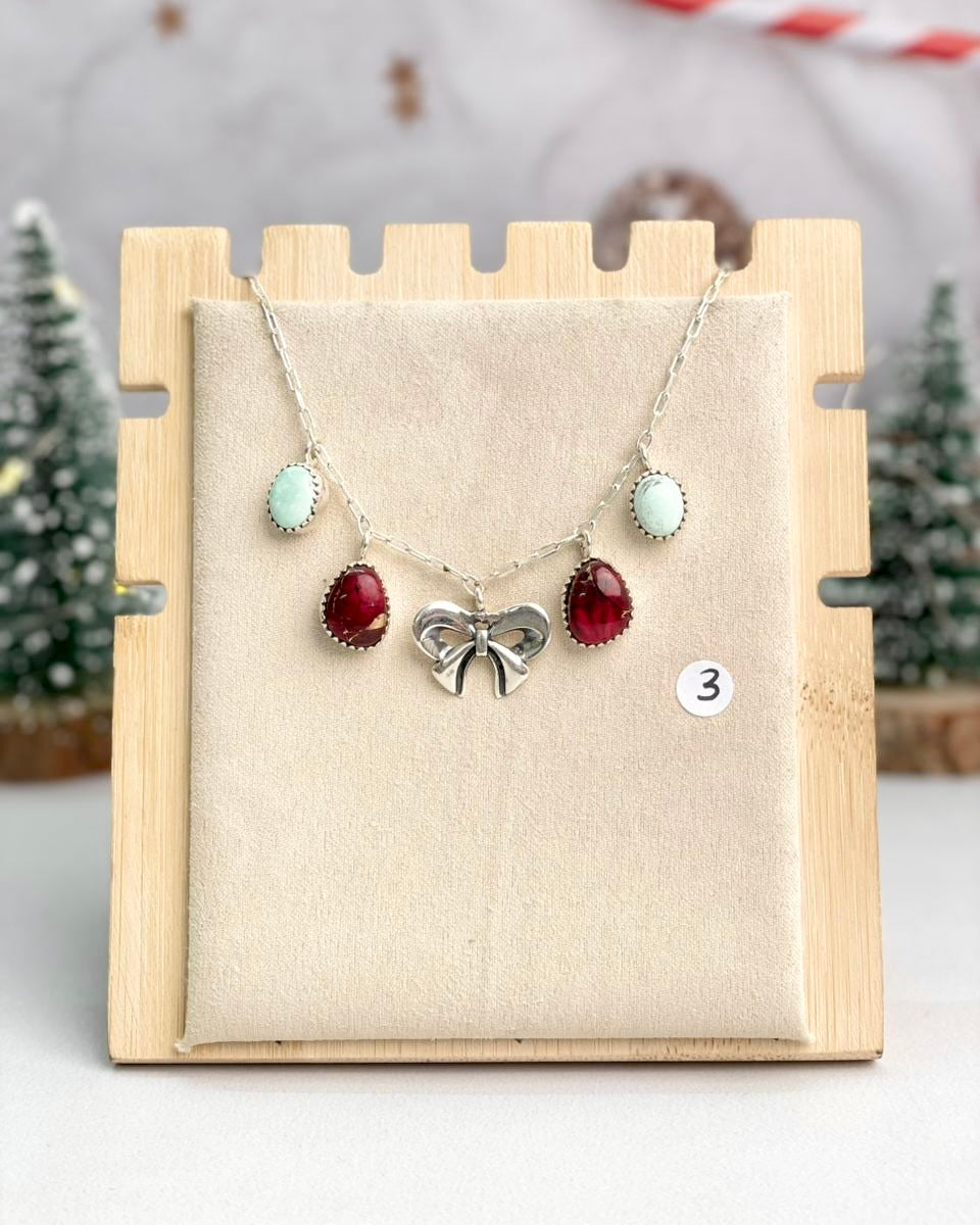 Holiday Cheer Charm Necklaces-Necklaces-Krush Kandy, Women's Online Fashion Boutique Located in Phoenix, Arizona (Scottsdale Area)