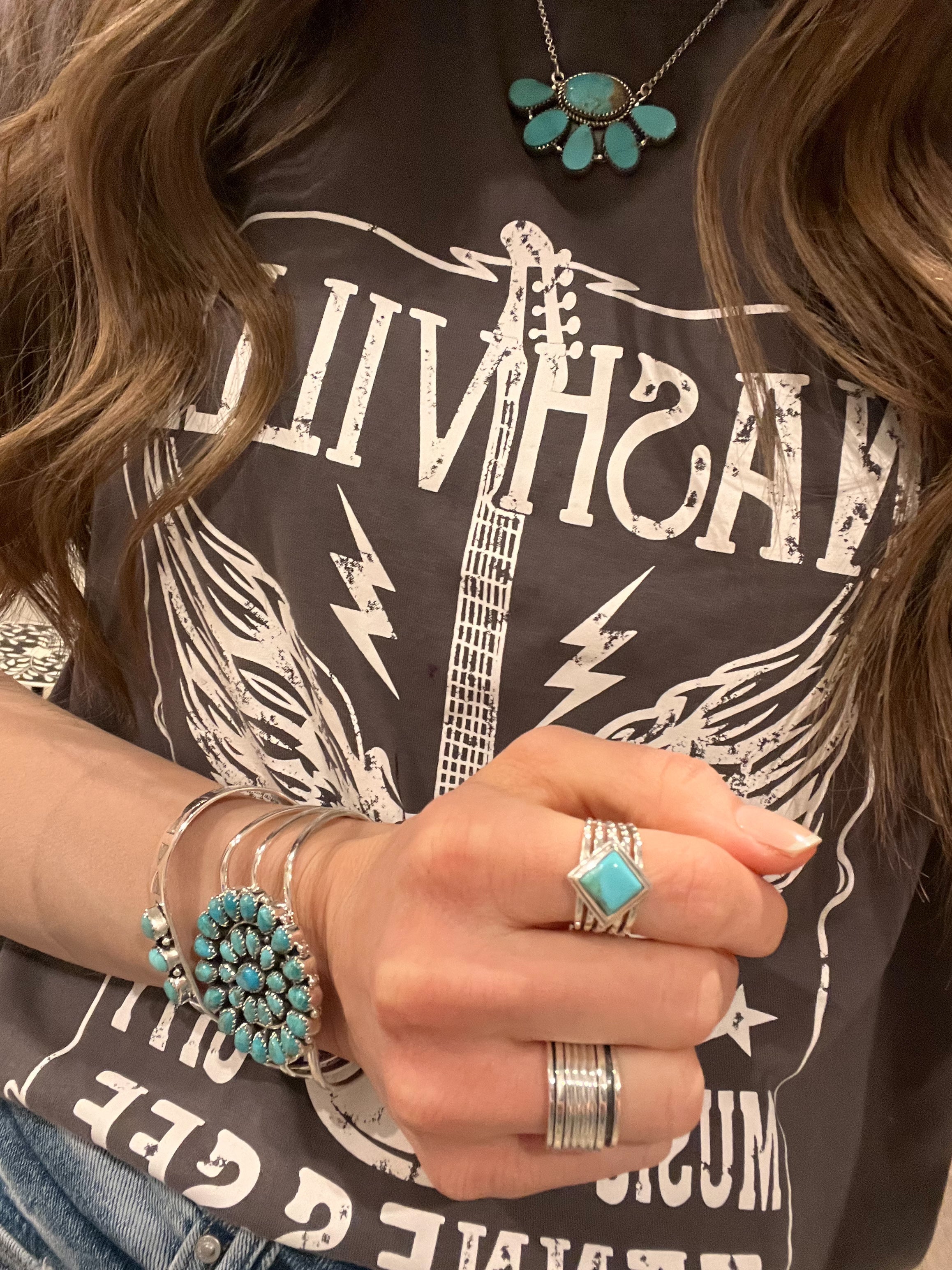 Solid Sterling Silver Spinner Ring-Spinner Rings-Krush Kandy, Women's Online Fashion Boutique Located in Phoenix, Arizona (Scottsdale Area)