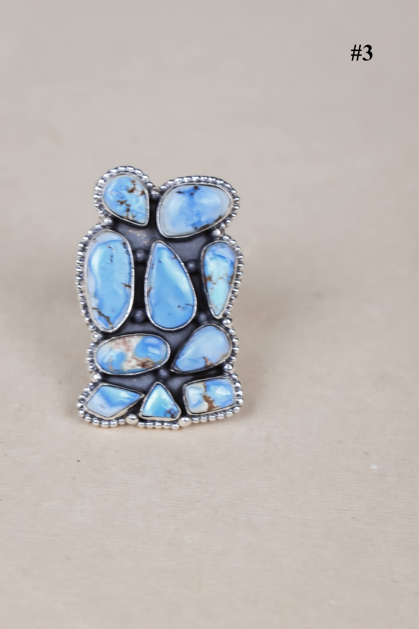 Golden Hills Chunky Cluster Sterling Silver Rings-Cluster Rings-Krush Kandy, Women's Online Fashion Boutique Located in Phoenix, Arizona (Scottsdale Area)