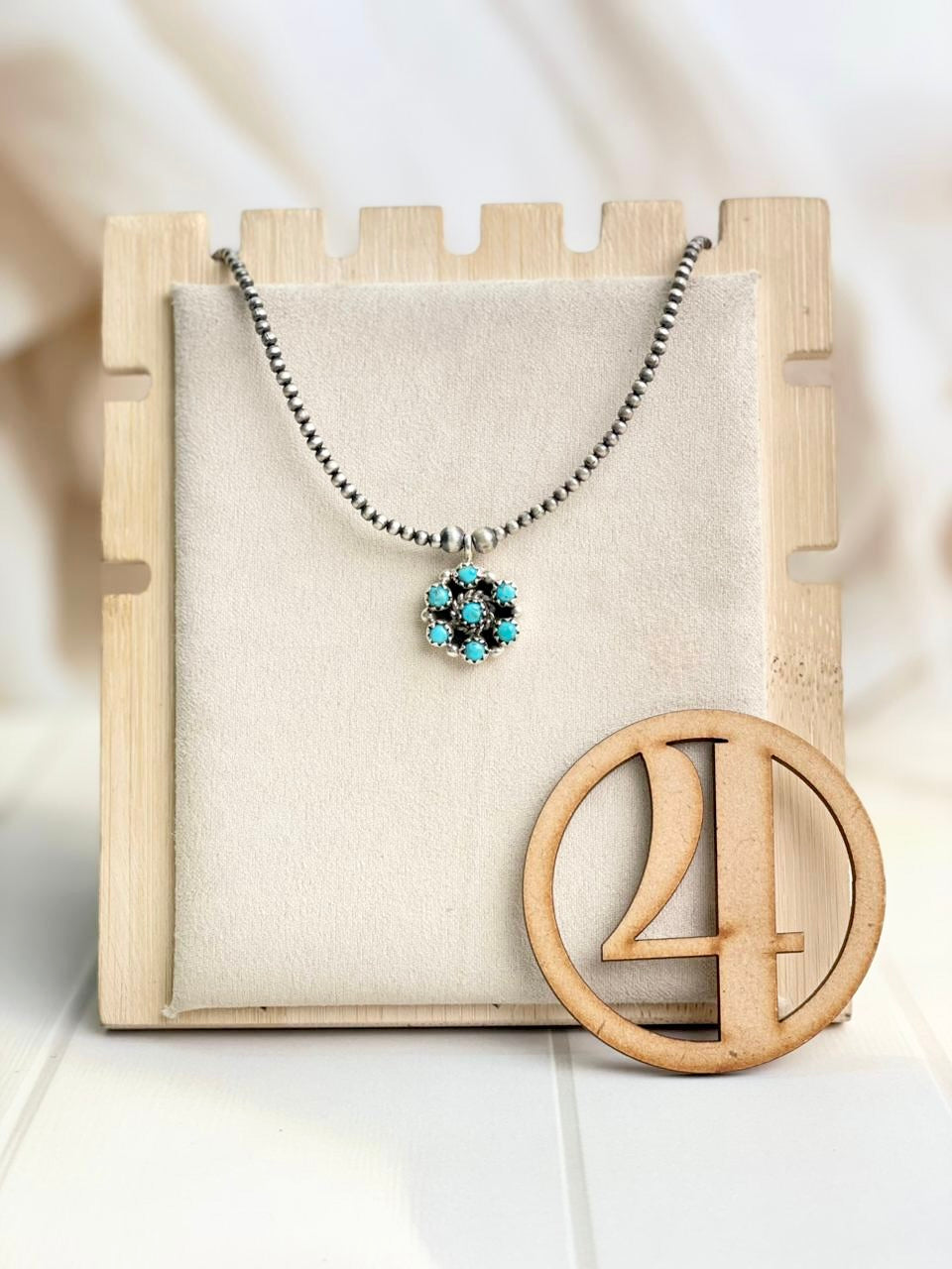 Blooming Flower Desert Pearl Necklace-Necklaces-Krush Kandy, Women's Online Fashion Boutique Located in Phoenix, Arizona (Scottsdale Area)