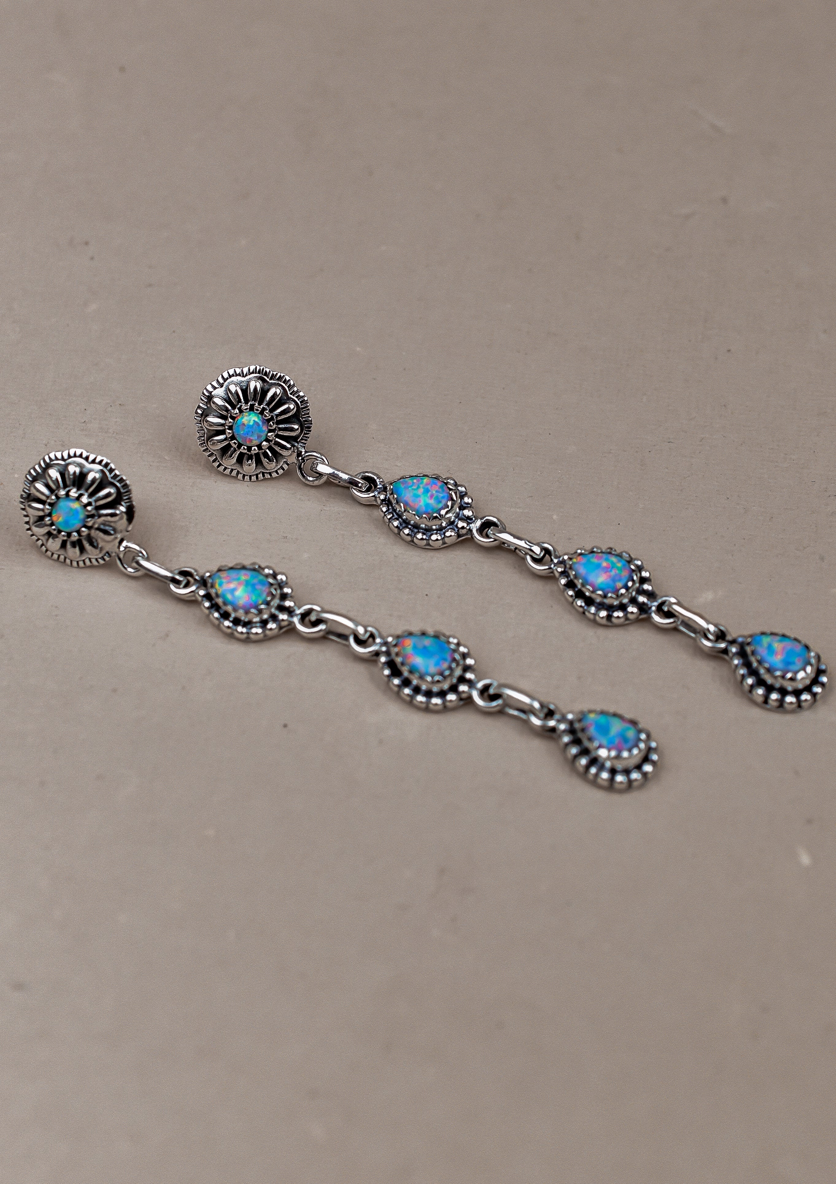 Sterling Silver Tear Drop Earrings-Drop Earrings-Krush Kandy, Women's Online Fashion Boutique Located in Phoenix, Arizona (Scottsdale Area)