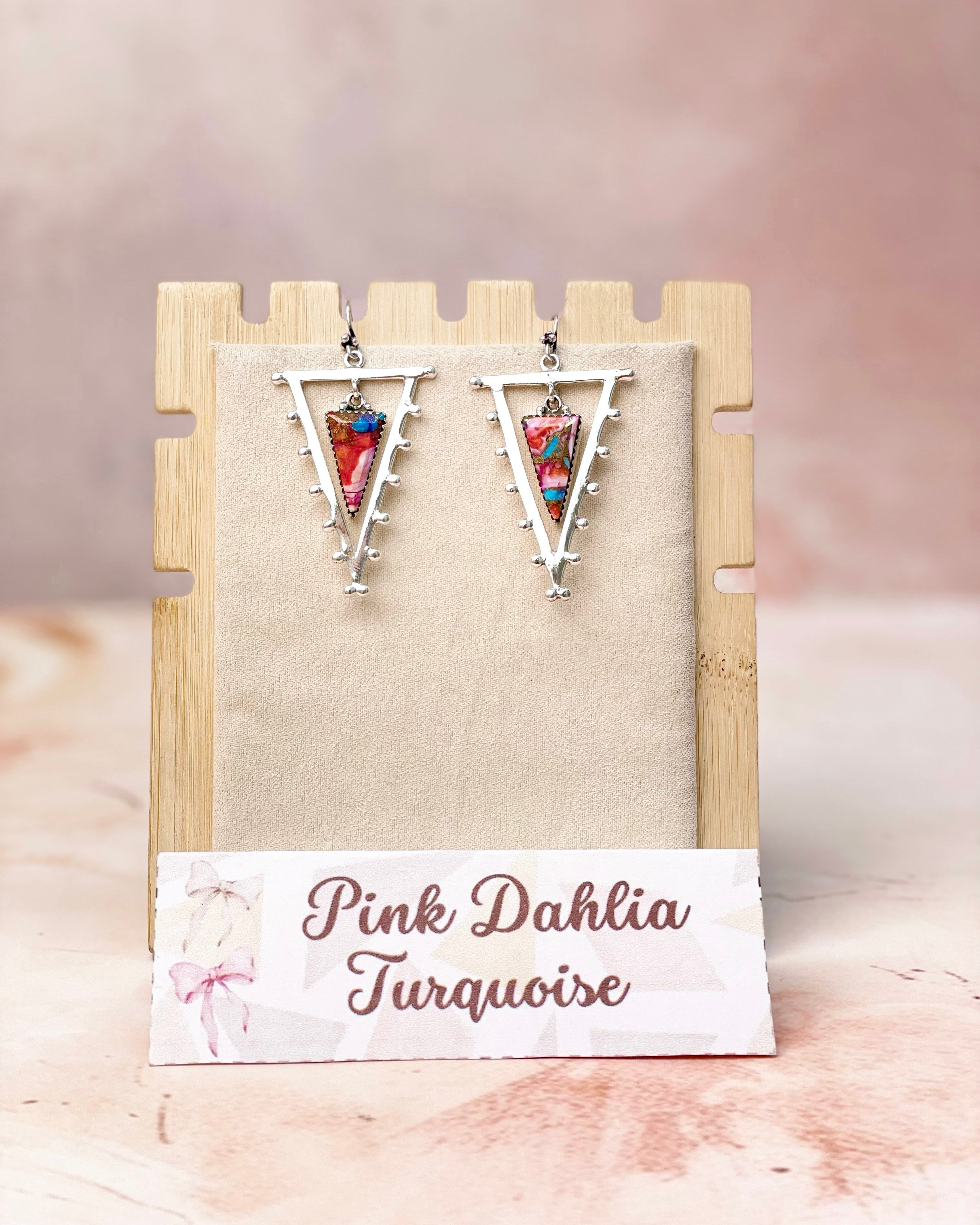 Tori's Bold Sterling Triad Stone Earrings | MADE TO ORDER-Earrings-Krush Kandy, Women's Online Fashion Boutique Located in Phoenix, Arizona (Scottsdale Area)