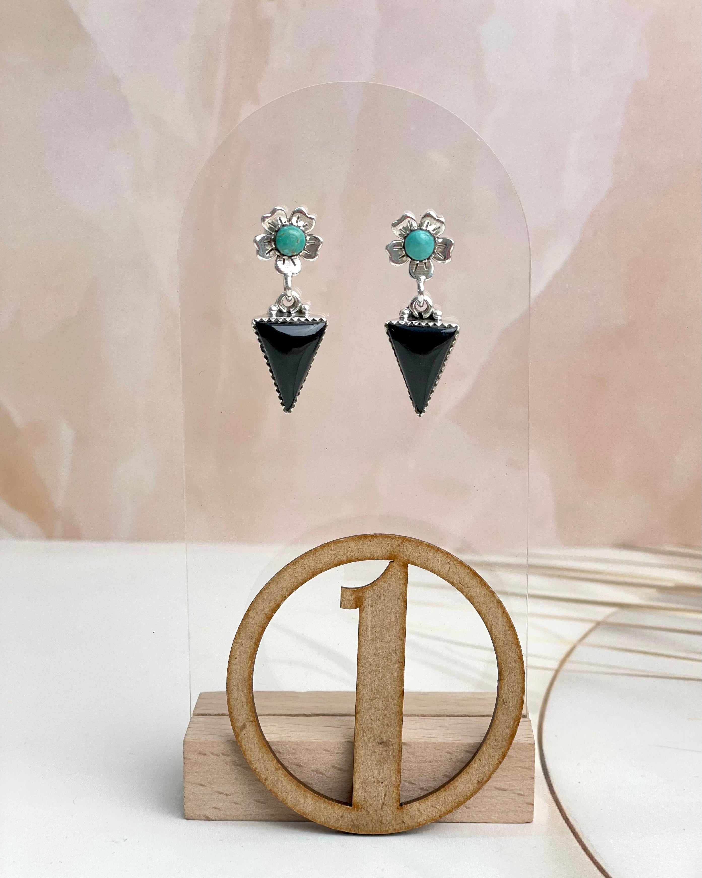 Floral Triad Studs sno 15-Earrings-Krush Kandy, Women's Online Fashion Boutique Located in Phoenix, Arizona (Scottsdale Area)