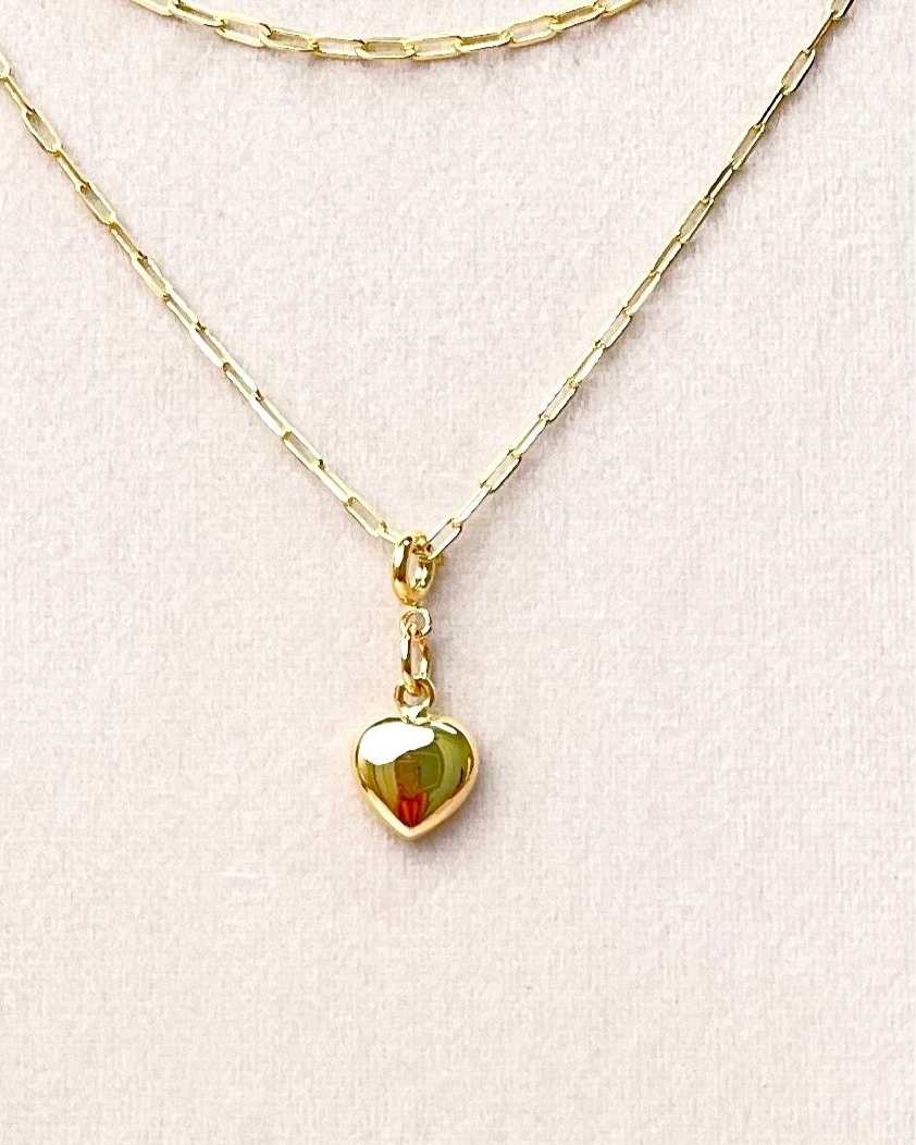 Krush Exclusive Gold Heart Charm-Bracelets-Krush Kandy, Women's Online Fashion Boutique Located in Phoenix, Arizona (Scottsdale Area)