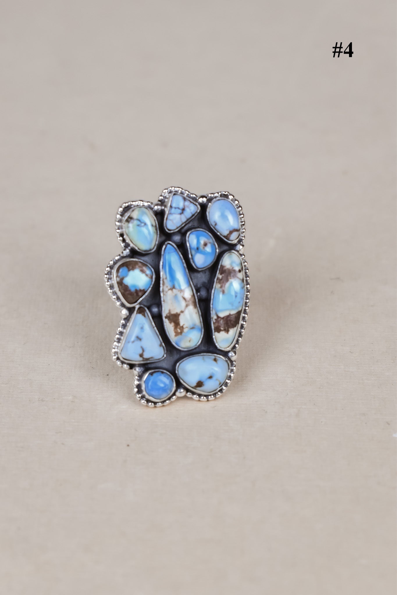 Golden Hills Chunky Cluster Sterling Silver Rings-Cluster Rings-Krush Kandy, Women's Online Fashion Boutique Located in Phoenix, Arizona (Scottsdale Area)