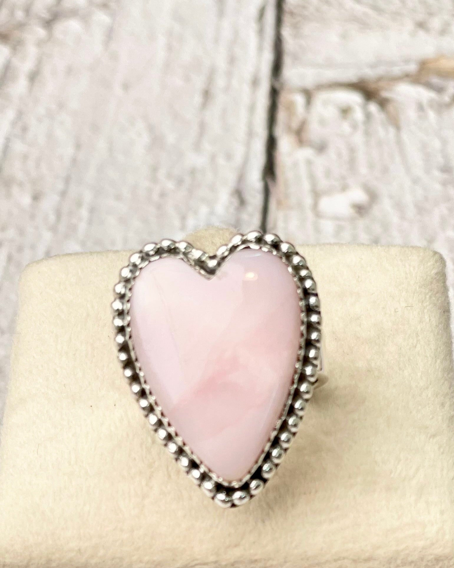 Long Heart Sterling Silver Ring MADE TO ORDER-Statement Rings-Krush Kandy, Women's Online Fashion Boutique Located in Phoenix, Arizona (Scottsdale Area)