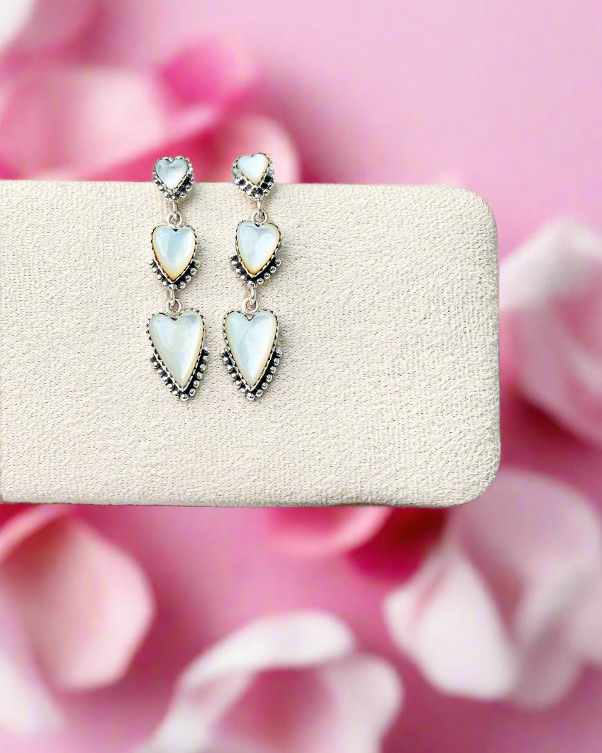 You Have My Heart Drop Earrings MADE TO ORDER-Earrings-Krush Kandy, Women's Online Fashion Boutique Located in Phoenix, Arizona (Scottsdale Area)