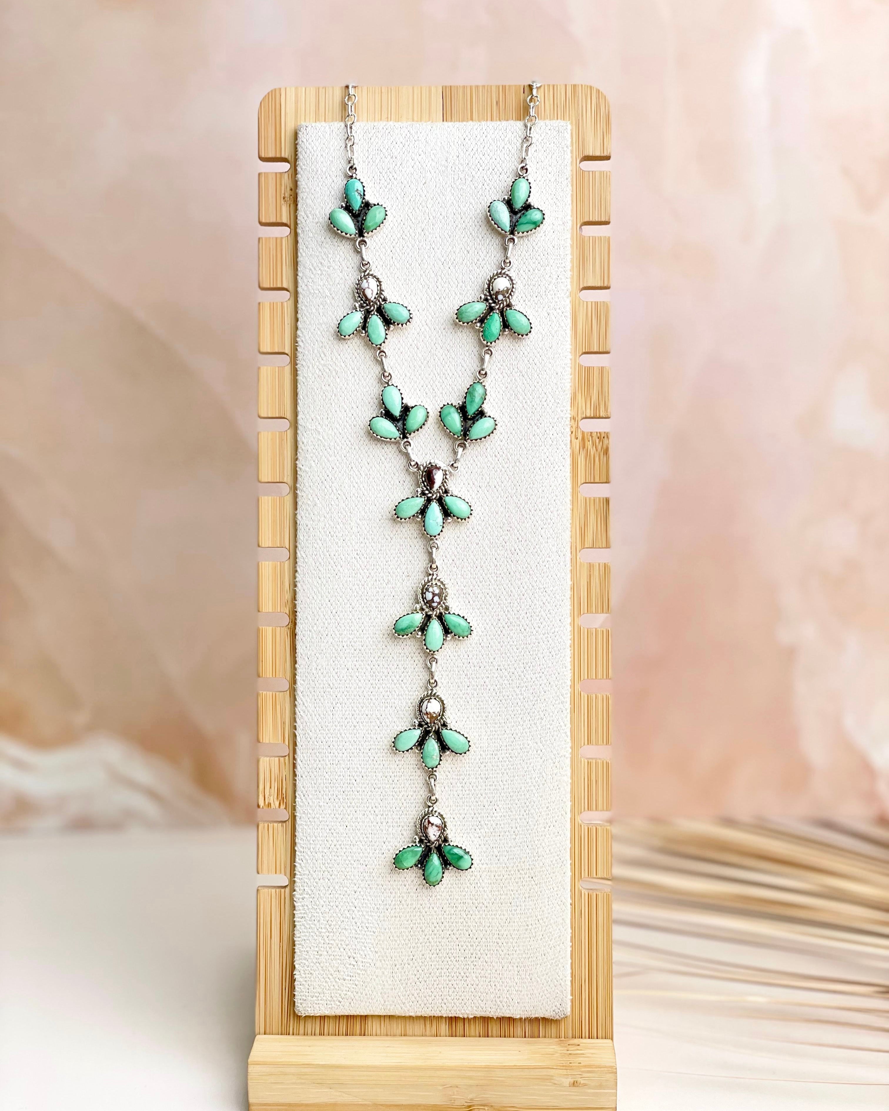 Australian Varascite Statement Necklace Sno 27-Necklaces-Krush Kandy, Women's Online Fashion Boutique Located in Phoenix, Arizona (Scottsdale Area)