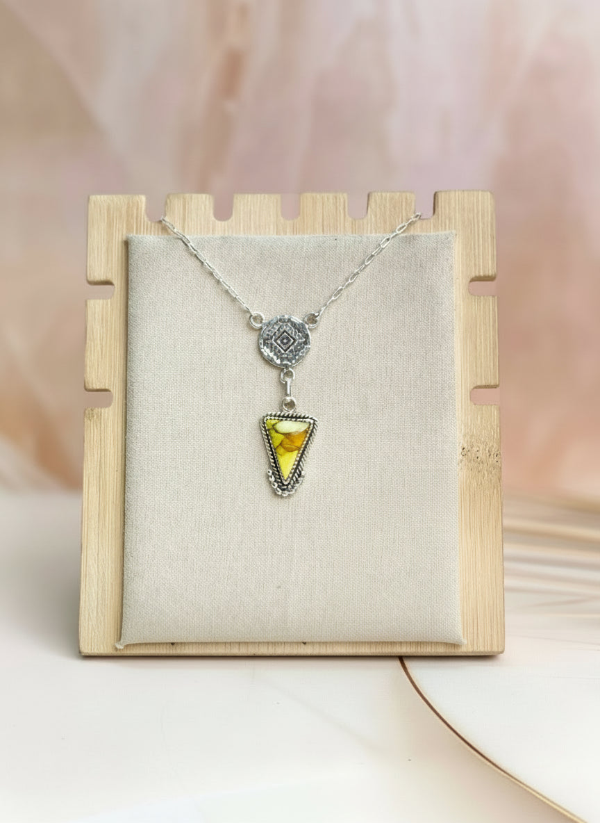 Aztec Triad Multi Stone Necklace-Necklaces-Krush Kandy, Women's Online Fashion Boutique Located in Phoenix, Arizona (Scottsdale Area)