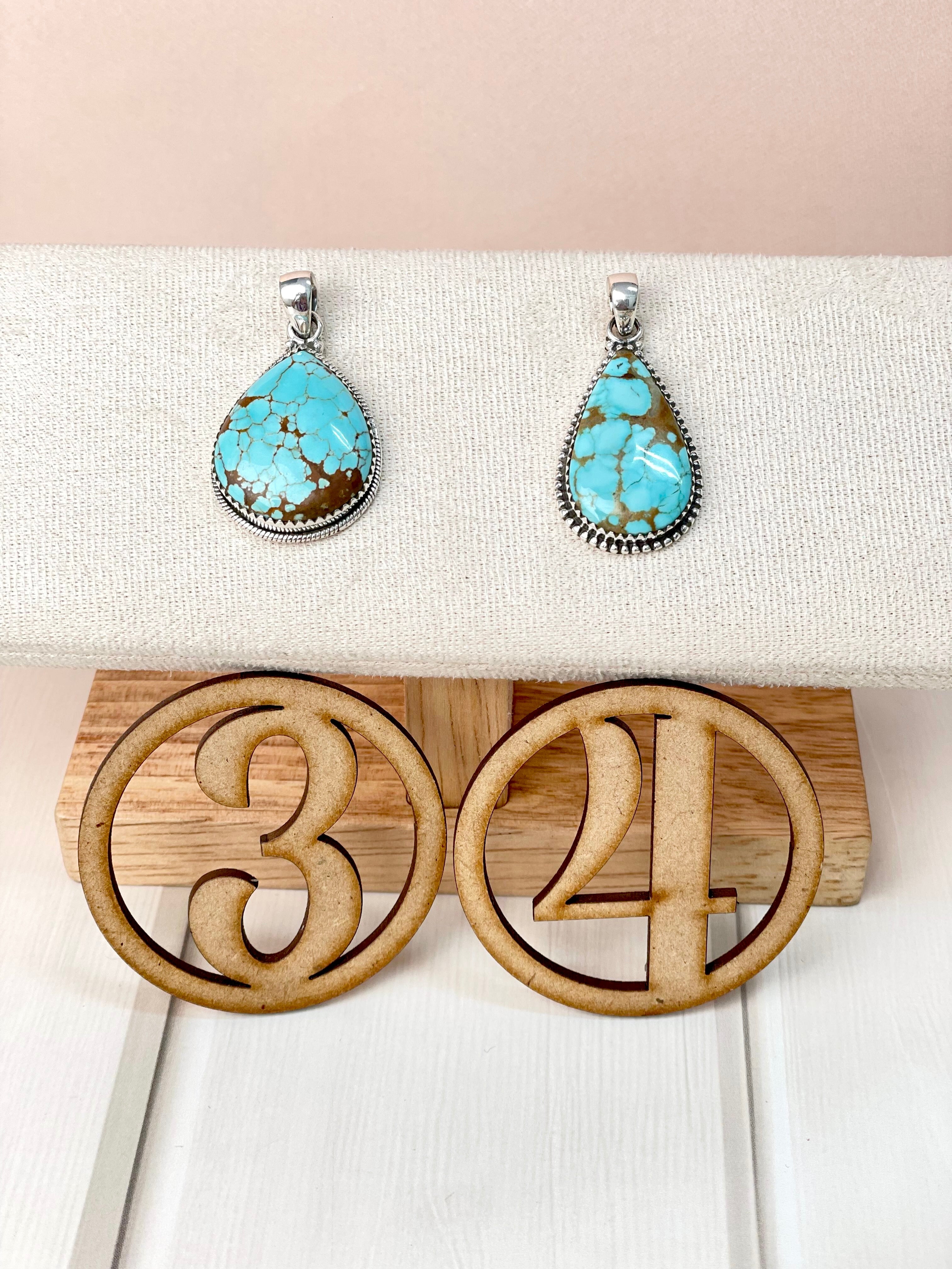 No. 8 Slab Pendants Bno. 1-Pendant Necklaces-Krush Kandy, Women's Online Fashion Boutique Located in Phoenix, Arizona (Scottsdale Area)