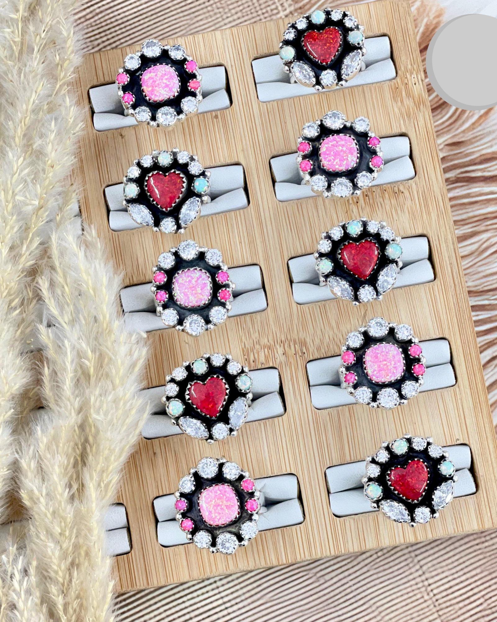 You Have My Heart Stone Rings-Ring Sizers-Krush Kandy, Women's Online Fashion Boutique Located in Phoenix, Arizona (Scottsdale Area)