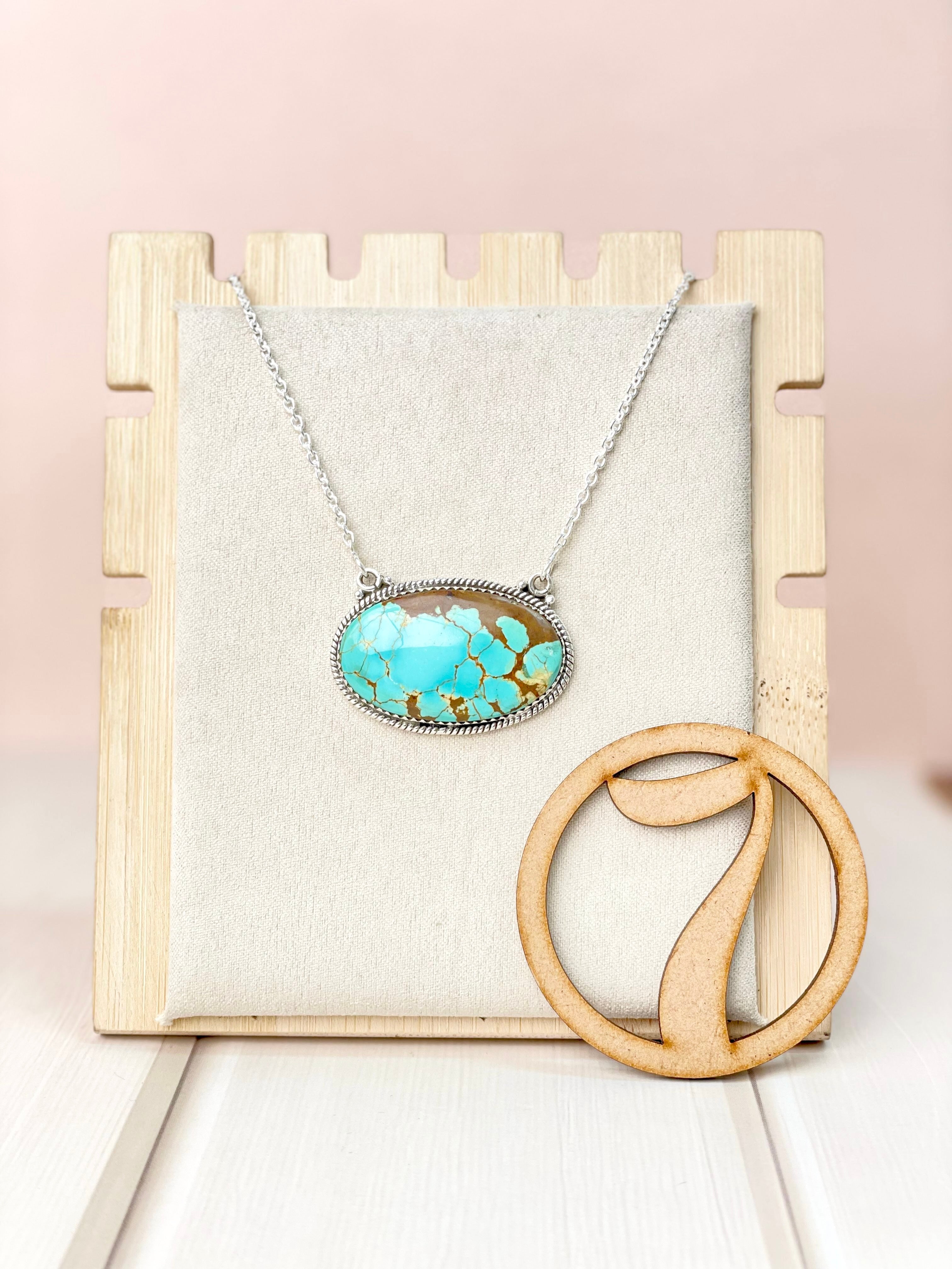 No. 8 Slab Chain Pendants Bno. 3-Necklaces-Krush Kandy, Women's Online Fashion Boutique Located in Phoenix, Arizona (Scottsdale Area)