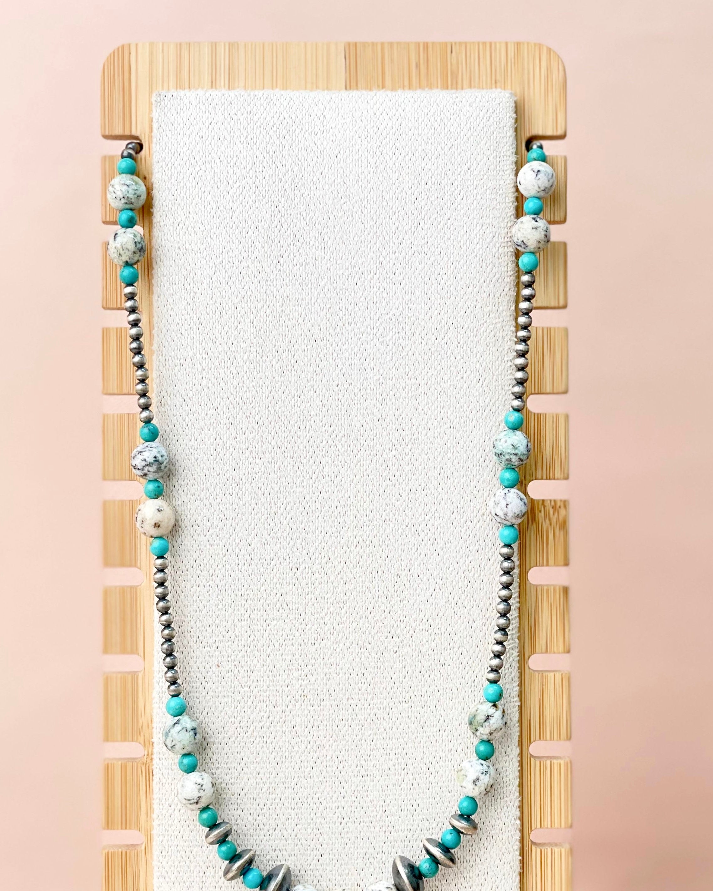 Desert Jasper Beads Necklace-Necklaces-Krush Kandy, Women's Online Fashion Boutique Located in Phoenix, Arizona (Scottsdale Area)