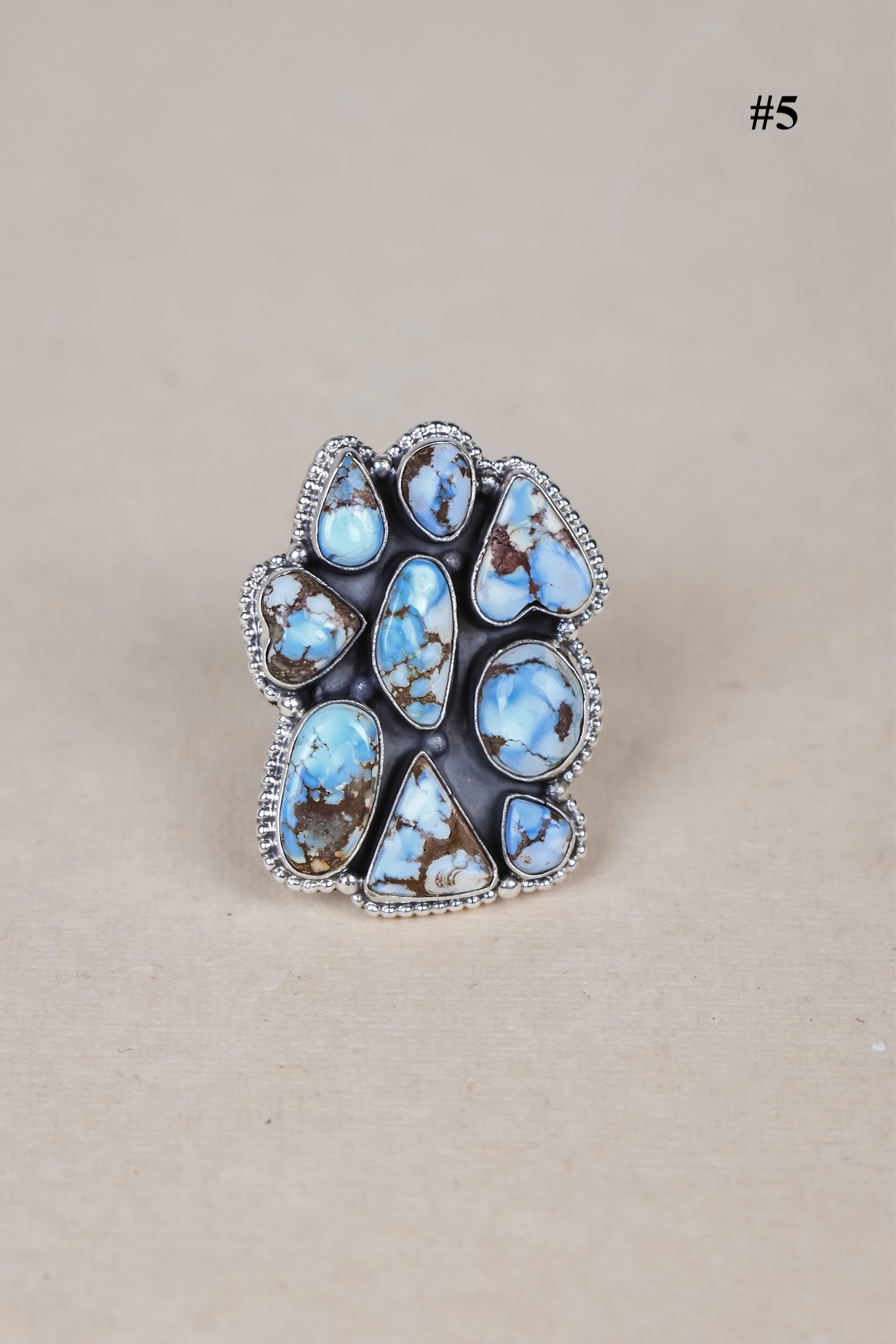 Golden Hills Chunky Cluster Sterling Silver Rings-Cluster Rings-Krush Kandy, Women's Online Fashion Boutique Located in Phoenix, Arizona (Scottsdale Area)