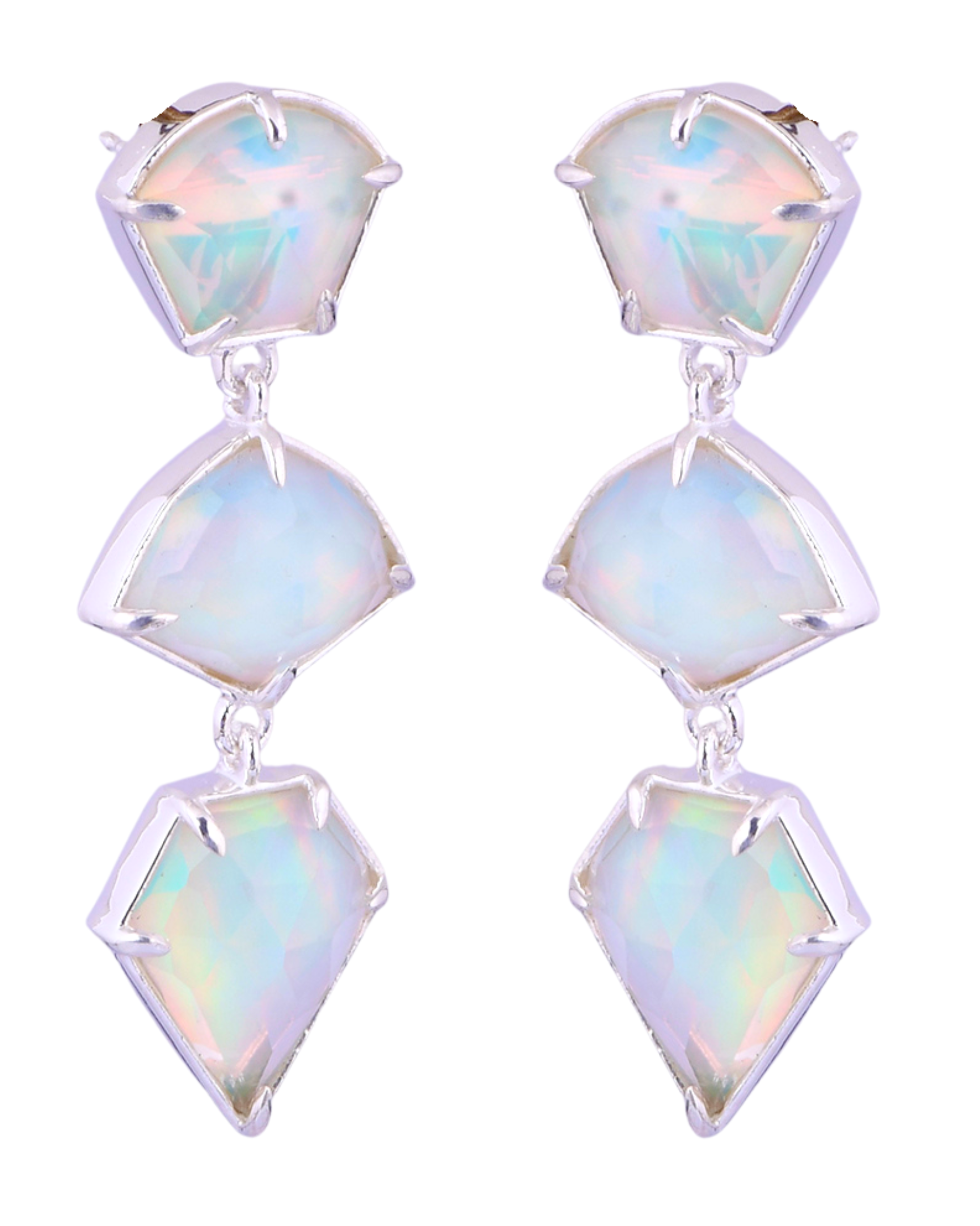 This Magic Moment Dangle Stone Earrings-Earrings-Krush Kandy, Women's Online Fashion Boutique Located in Phoenix, Arizona (Scottsdale Area)