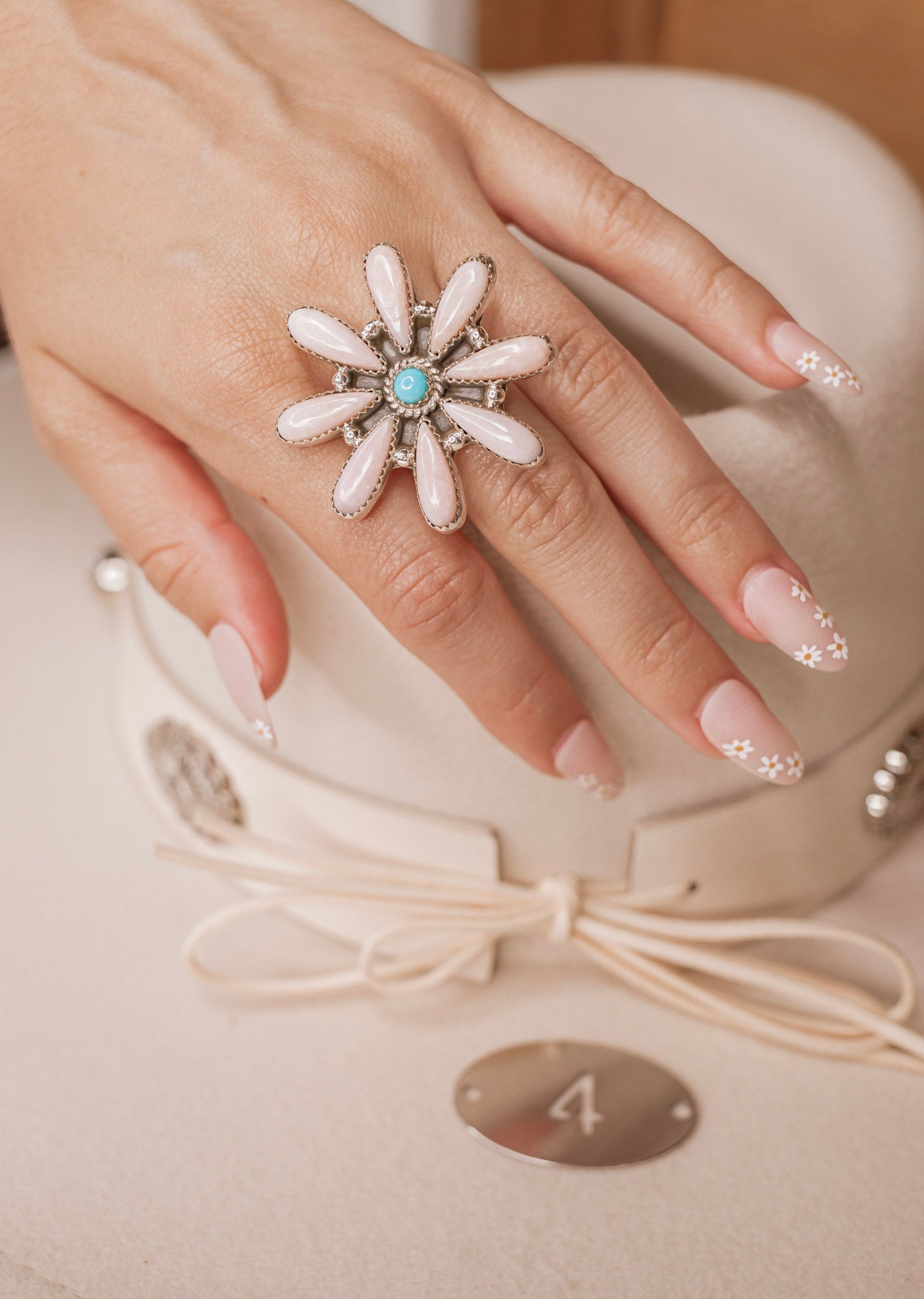 Wild Flower Stone Rings-Rings-Krush Kandy, Women's Online Fashion Boutique Located in Phoenix, Arizona (Scottsdale Area)