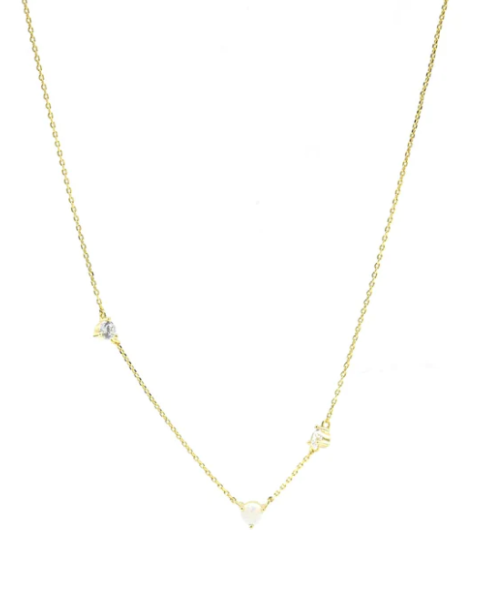 Dainty Crazy for Stones Necklace-Chain Necklaces-Krush Kandy, Women's Online Fashion Boutique Located in Phoenix, Arizona (Scottsdale Area)