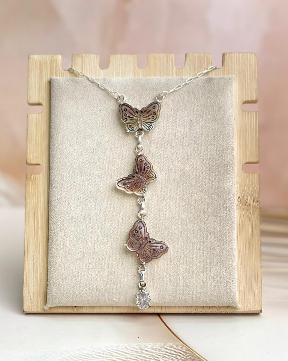 Coco Butterfly Lariat Necklace-Necklaces-Krush Kandy, Women's Online Fashion Boutique Located in Phoenix, Arizona (Scottsdale Area)