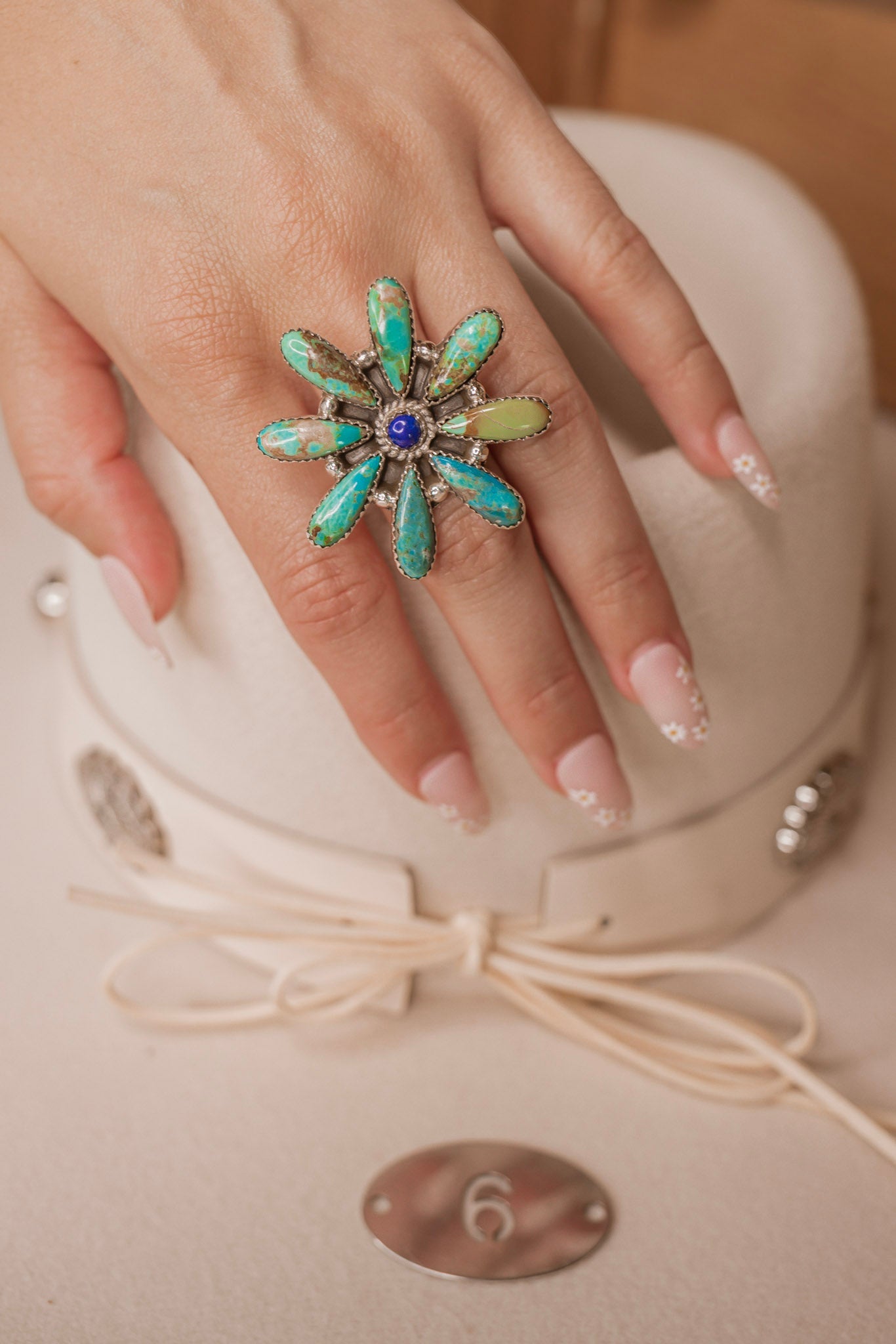 Wild Flower Stone Rings-Rings-Krush Kandy, Women's Online Fashion Boutique Located in Phoenix, Arizona (Scottsdale Area)