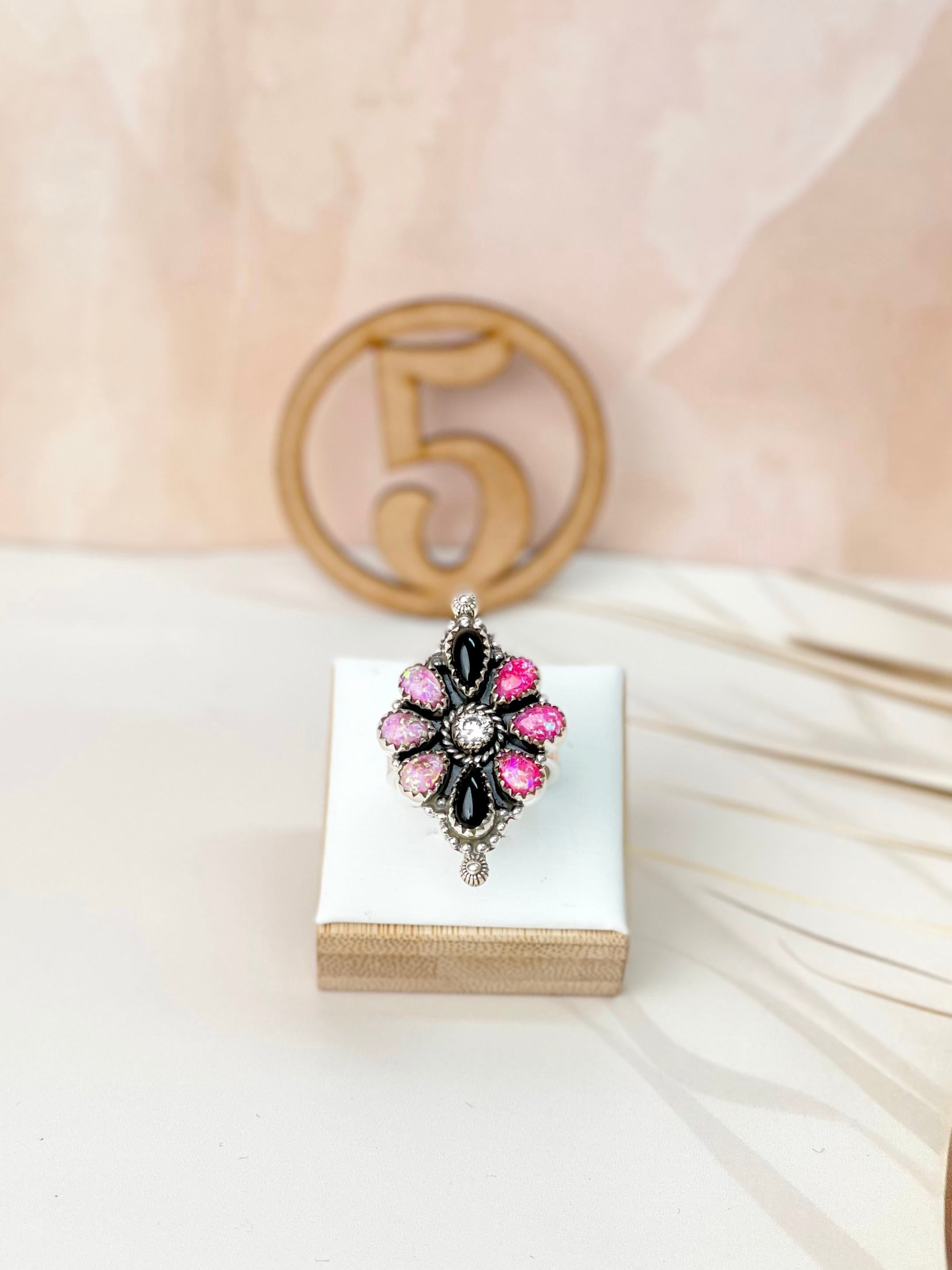 Kandy Opal Rings Bno. 2-Rings-Krush Kandy, Women's Online Fashion Boutique Located in Phoenix, Arizona (Scottsdale Area)