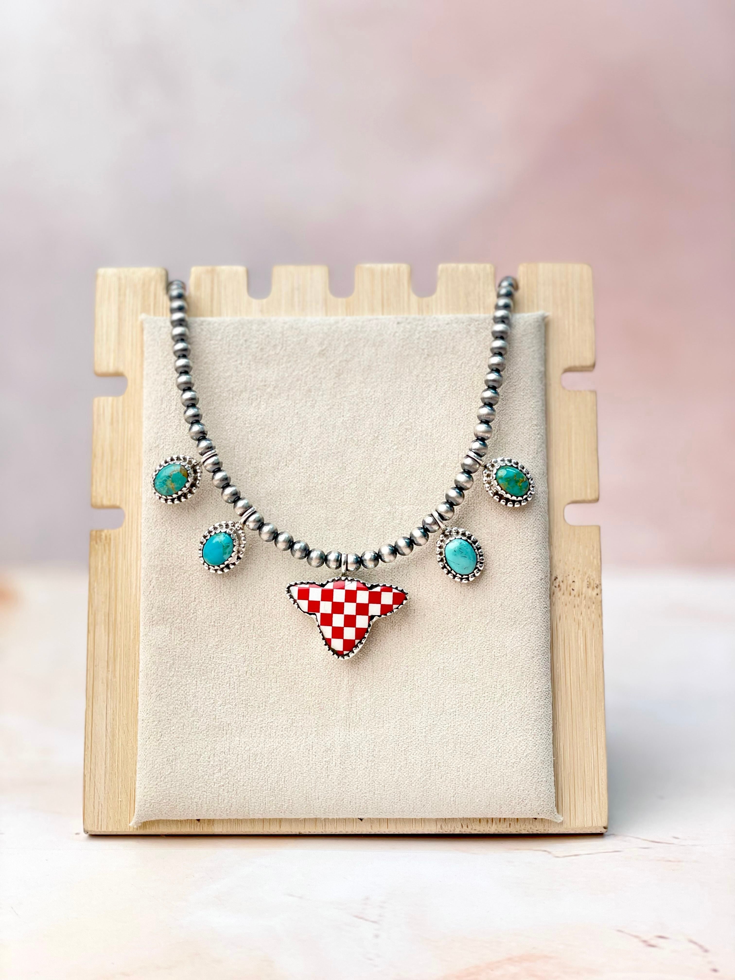 Belle Bull Desert Pearls Necklace-Necklaces-Krush Kandy, Women's Online Fashion Boutique Located in Phoenix, Arizona (Scottsdale Area)