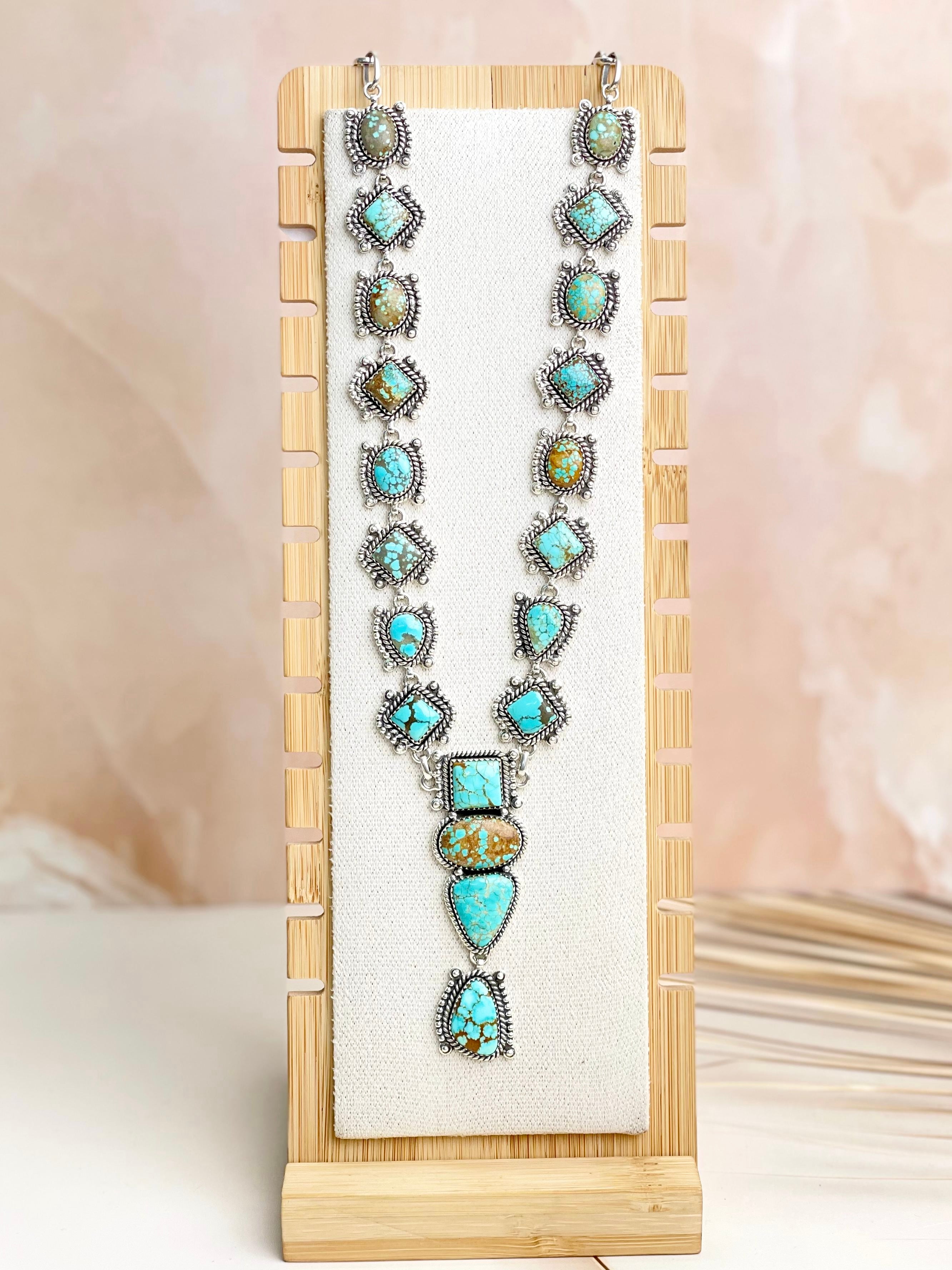 Krush Long Statement No.8 Necklace-Necklaces-Krush Kandy, Women's Online Fashion Boutique Located in Phoenix, Arizona (Scottsdale Area)