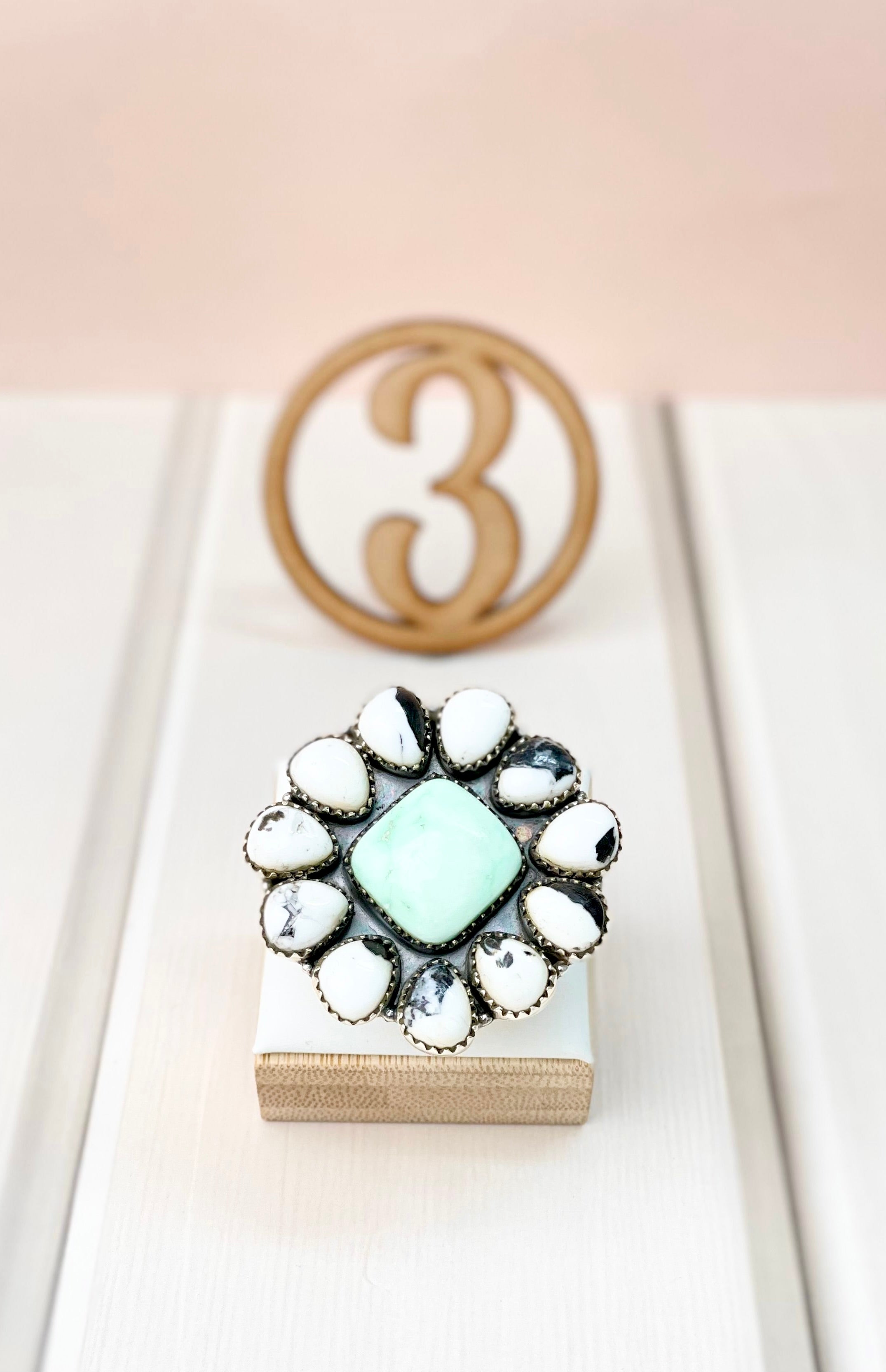 Paloma & White Buffalo Cluster Rings-Rings-Krush Kandy, Women's Online Fashion Boutique Located in Phoenix, Arizona (Scottsdale Area)