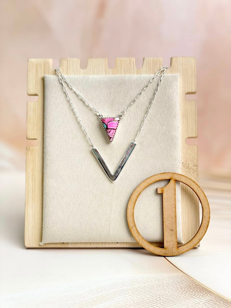 Layered Triad Necklace sno 1-Necklaces-Krush Kandy, Women's Online Fashion Boutique Located in Phoenix, Arizona (Scottsdale Area)