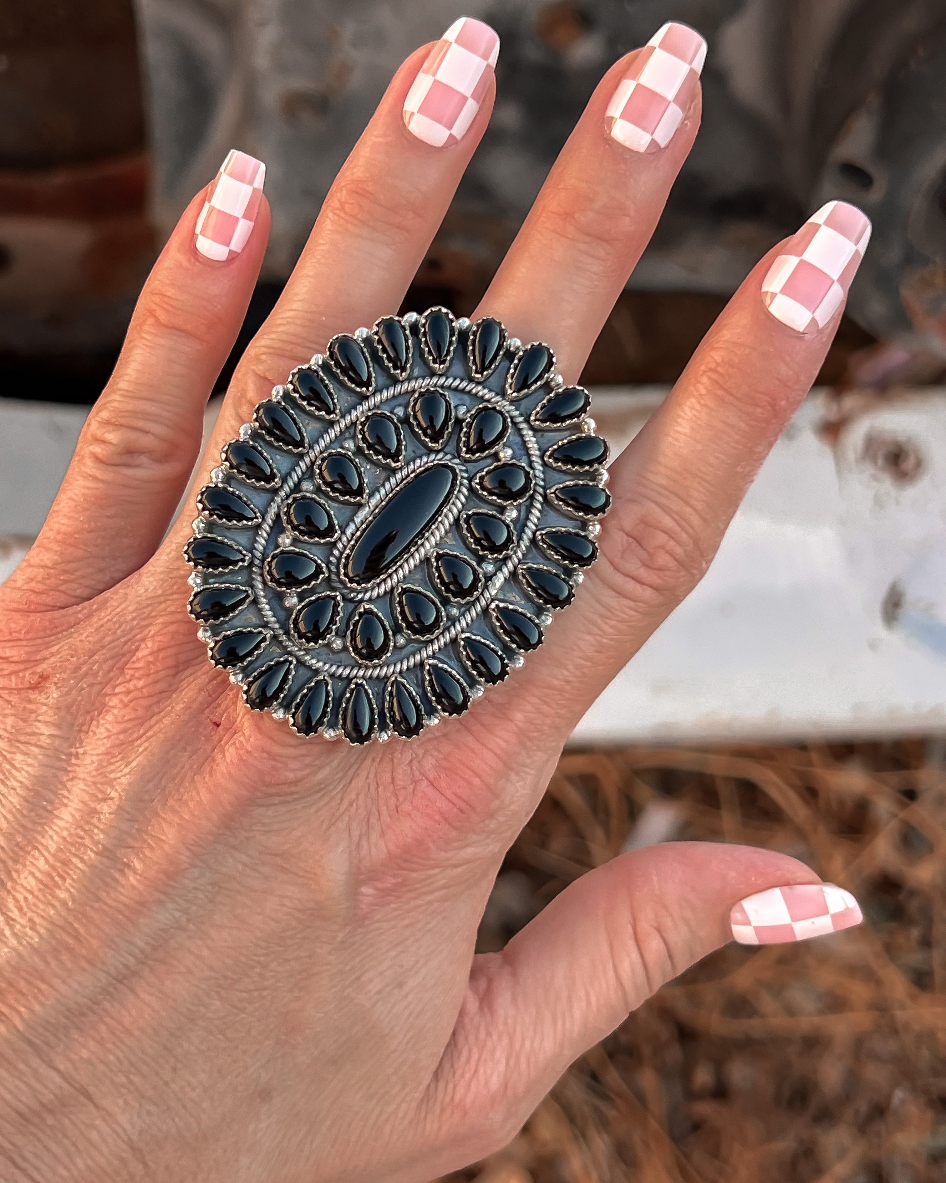 Big Mama Concho Ring MADE TO ORDER-Cluster Rings-Krush Kandy, Women's Online Fashion Boutique Located in Phoenix, Arizona (Scottsdale Area)