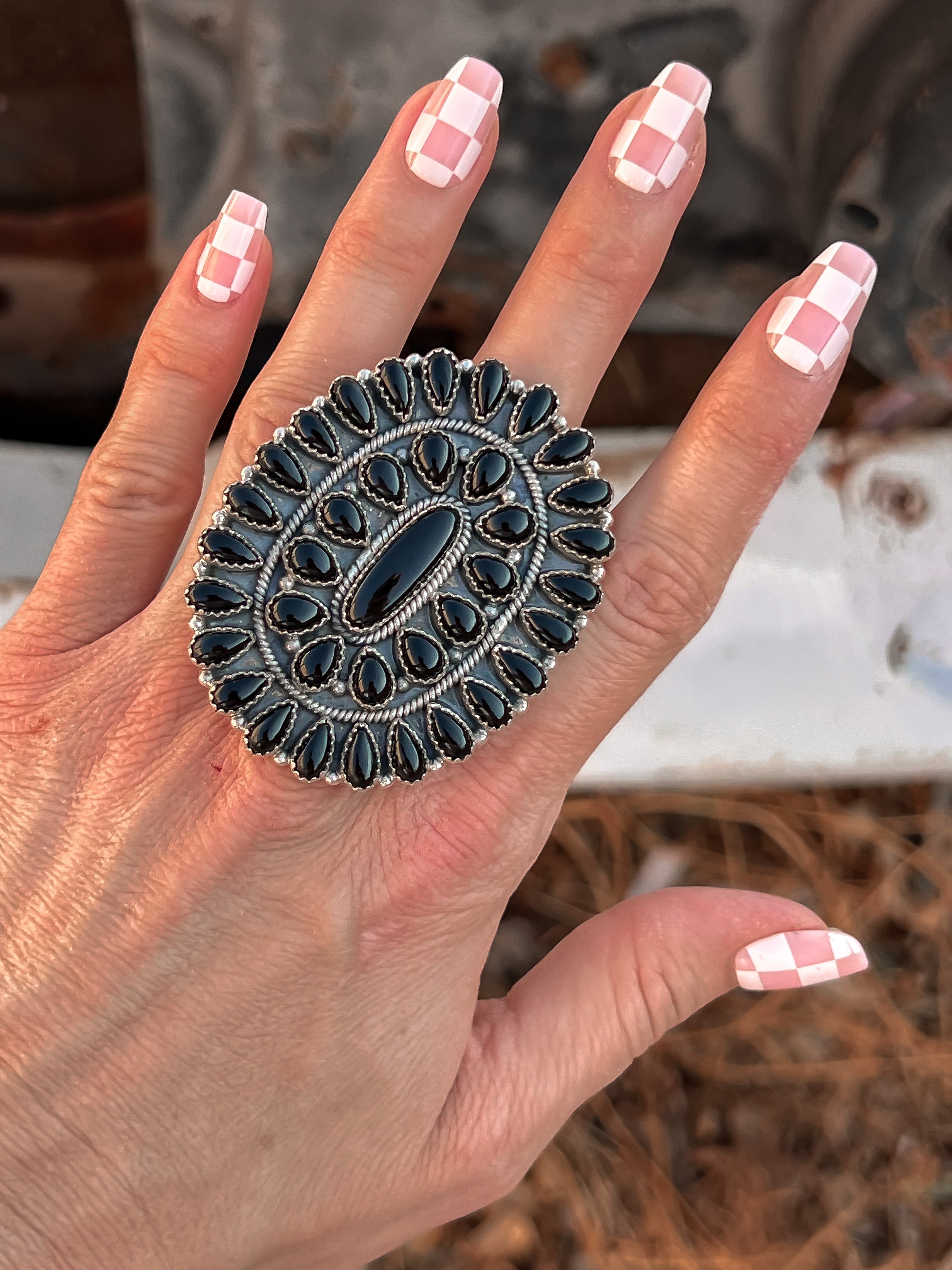 Big Mama Concho Ring MADE TO ORDER-Cluster Rings-Krush Kandy, Women's Online Fashion Boutique Located in Phoenix, Arizona (Scottsdale Area)
