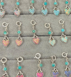 Krush Exclusive Opal Heart Charm-Krush Kandy, Women's Online Fashion Boutique Located in Phoenix, Arizona (Scottsdale Area)