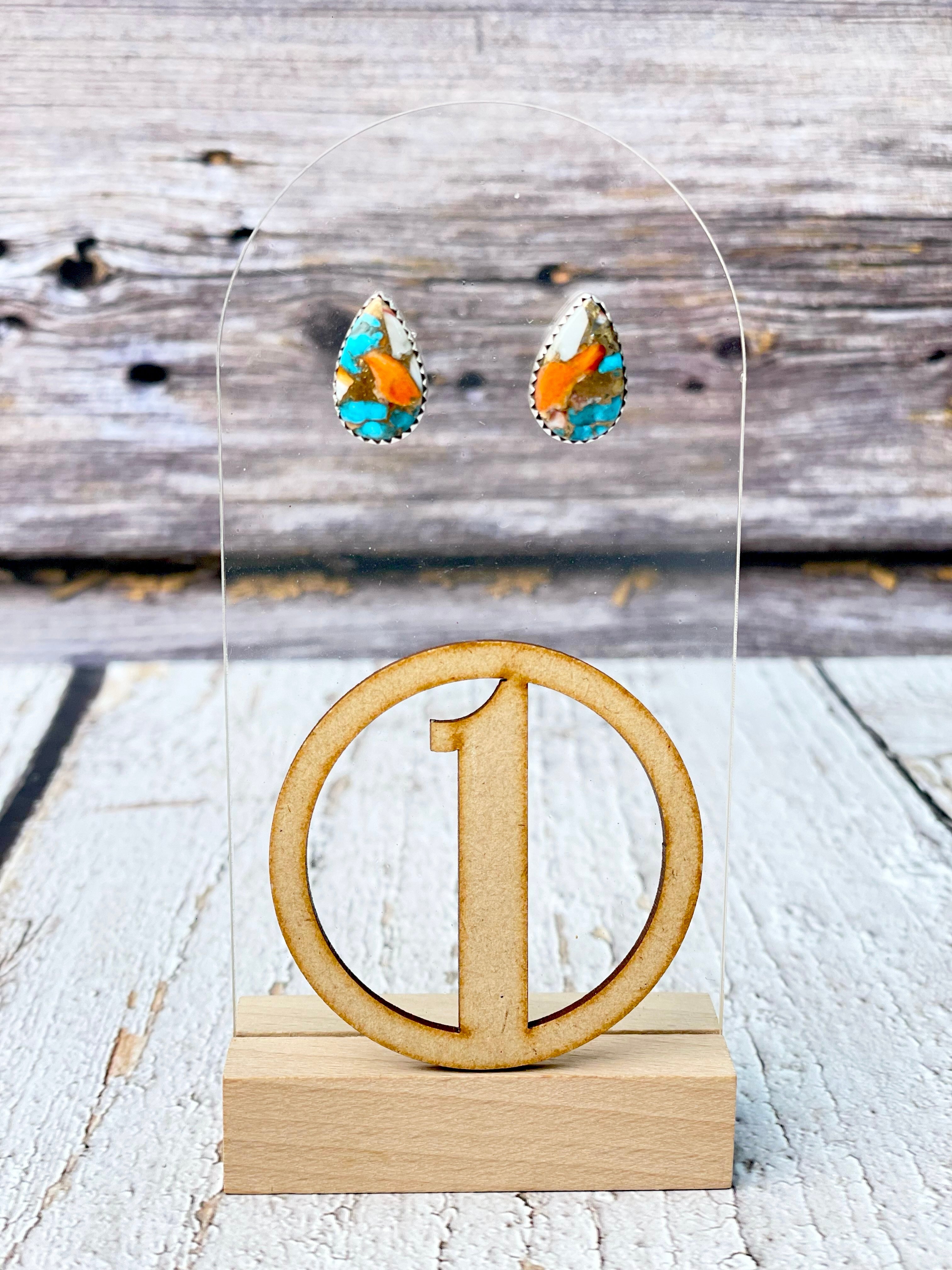 Summertime Copper Slab Stud Earrings-Earrings-Krush Kandy, Women's Online Fashion Boutique Located in Phoenix, Arizona (Scottsdale Area)