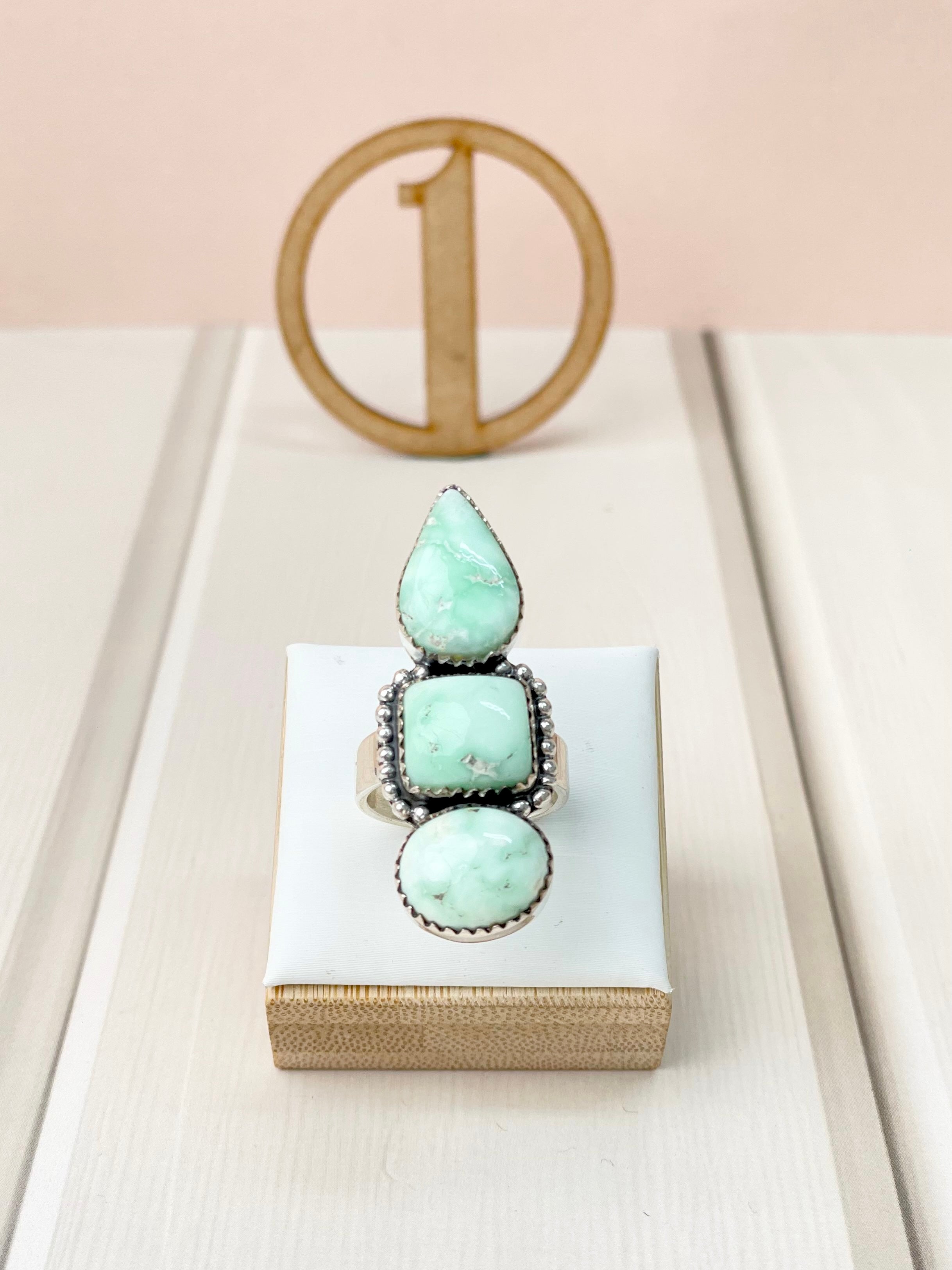 Paloma 3 Stone Crawler Rings-Rings-Krush Kandy, Women's Online Fashion Boutique Located in Phoenix, Arizona (Scottsdale Area)