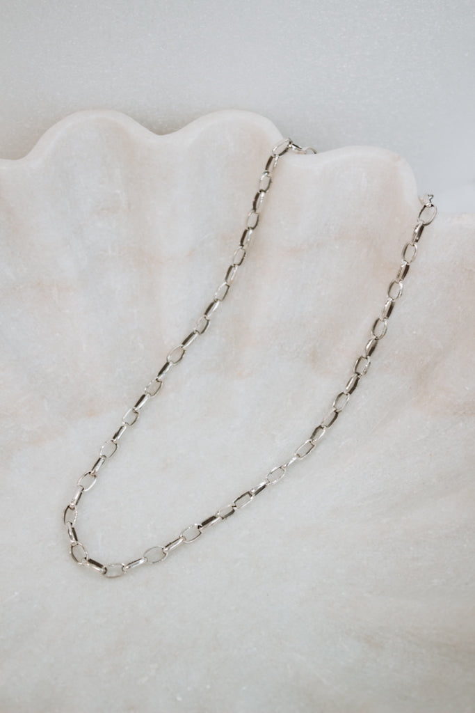 Bold Sterling Chain Necklace MADE TO ORDER-Chain Necklaces-Krush Kandy, Women's Online Fashion Boutique Located in Phoenix, Arizona (Scottsdale Area)