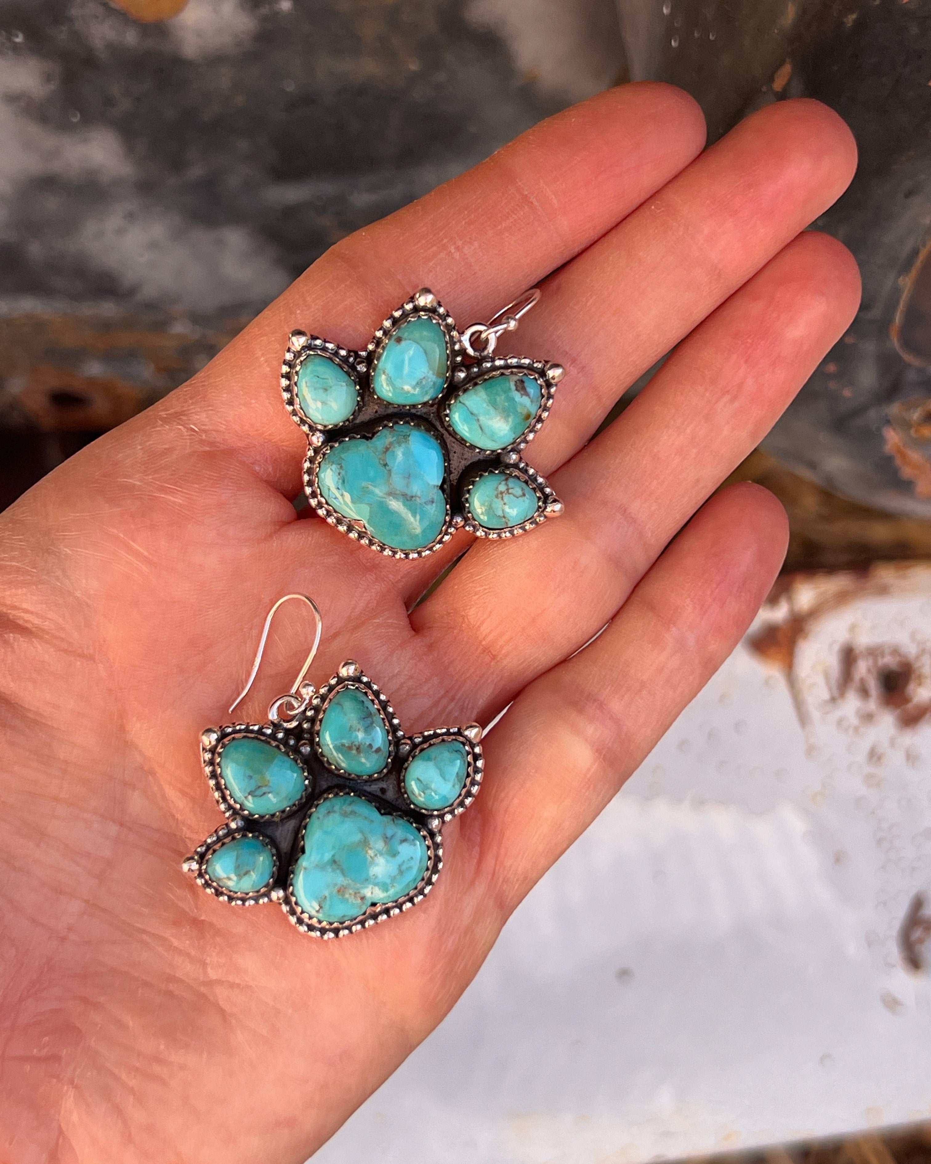 True Dog Paw Earrings-Drop Earrings-Krush Kandy, Women's Online Fashion Boutique Located in Phoenix, Arizona (Scottsdale Area)