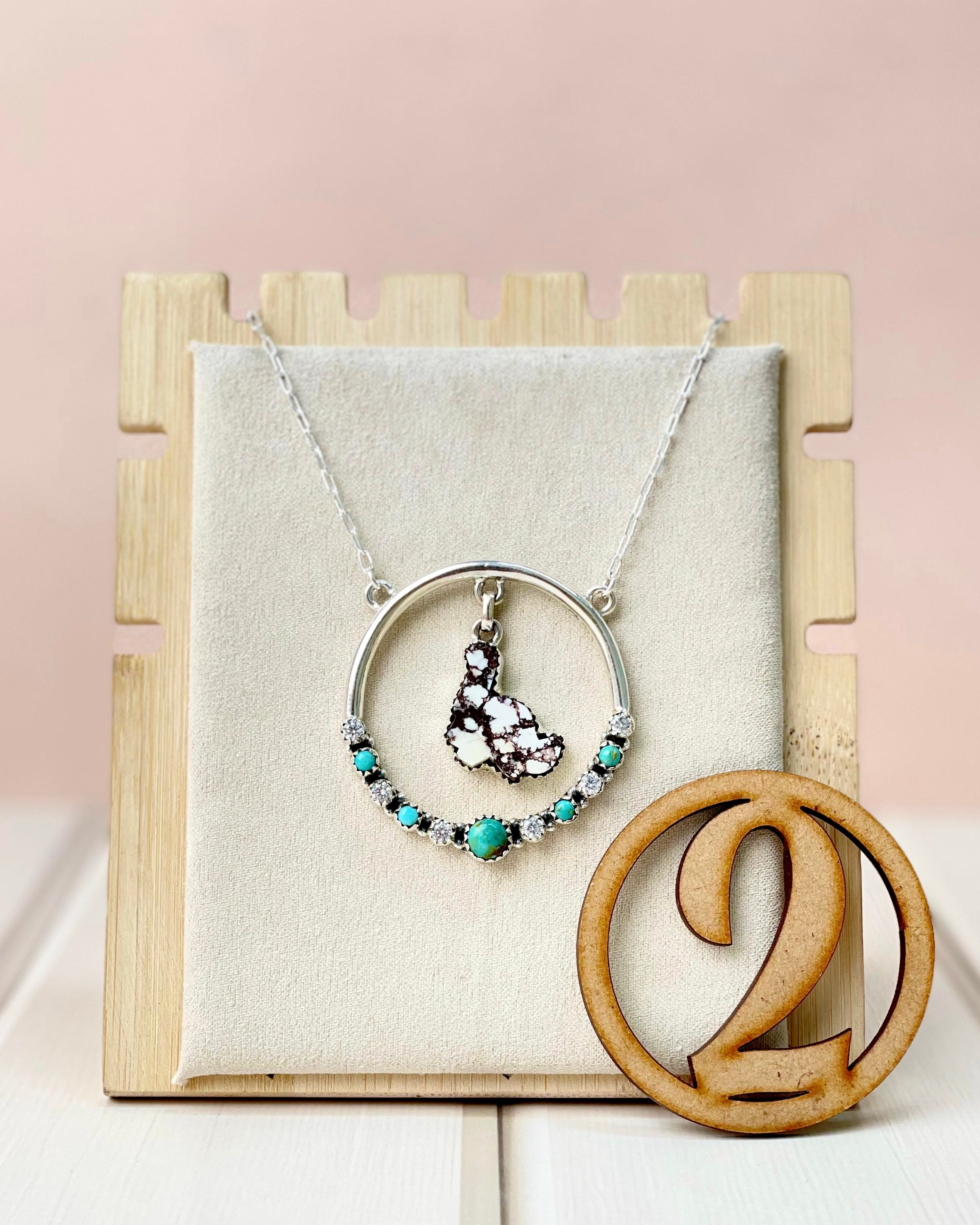 Dino in the Wild Circle Chain Pendant-Necklaces-Krush Kandy, Women's Online Fashion Boutique Located in Phoenix, Arizona (Scottsdale Area)