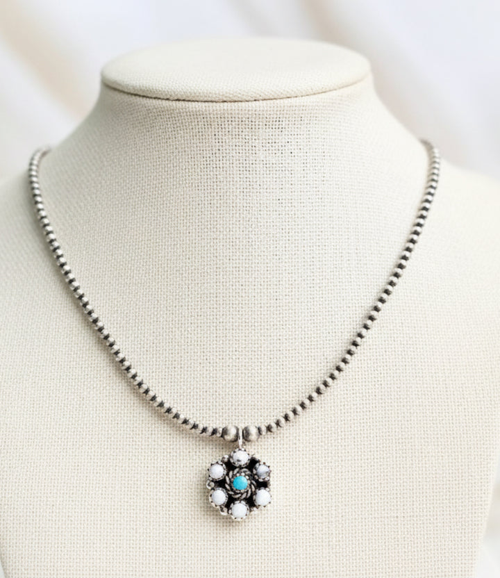 Blooming Flower Desert Pearl Necklace-Necklaces-Krush Kandy, Women's Online Fashion Boutique Located in Phoenix, Arizona (Scottsdale Area)